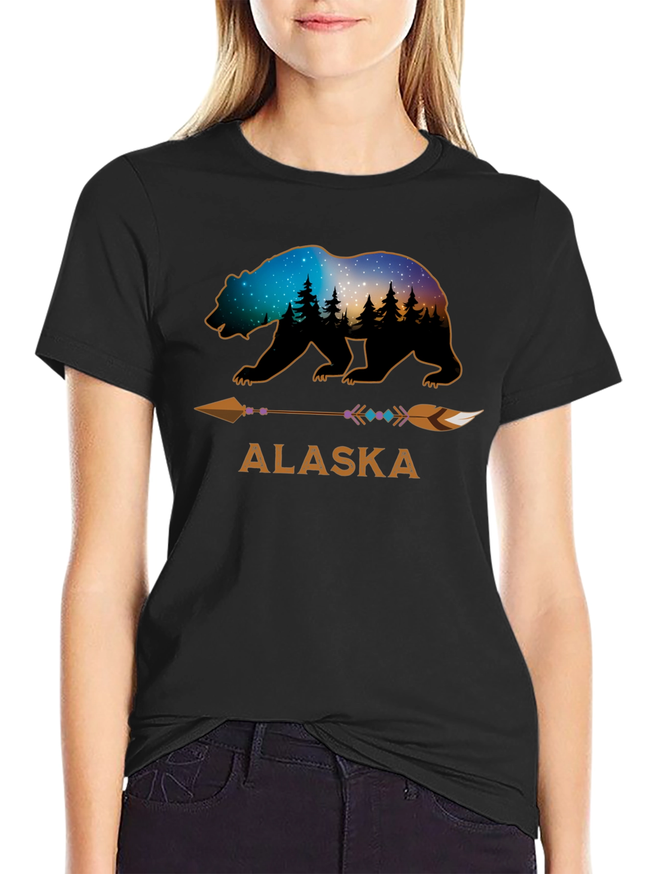 Alaska Bear Graphic T-Shirt