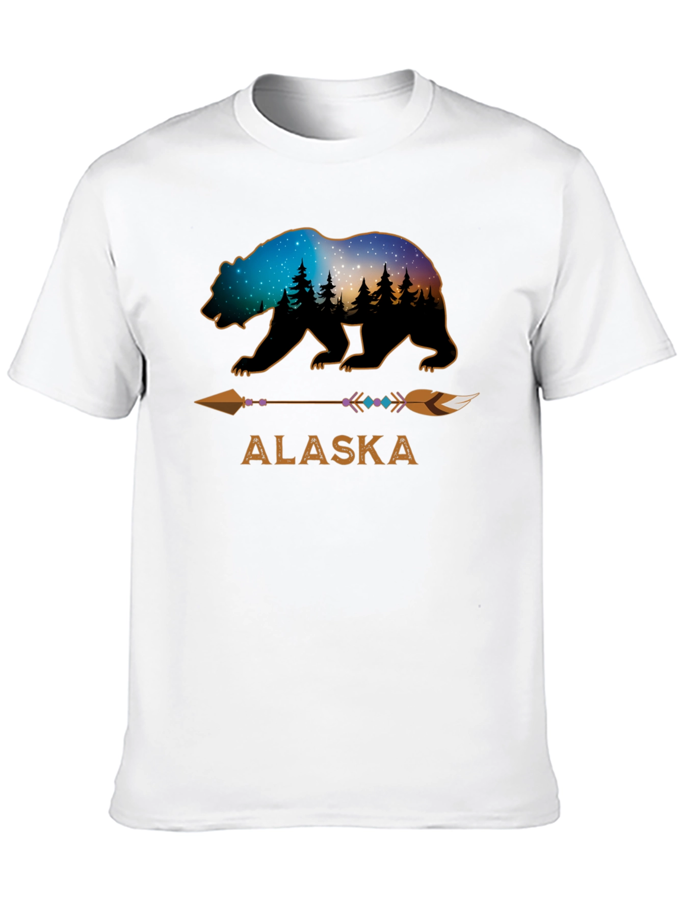 Alaska Bear Graphic T-Shirt