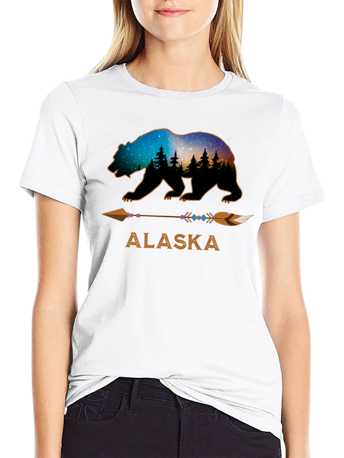Alaska Bear Graphic T-Shirt