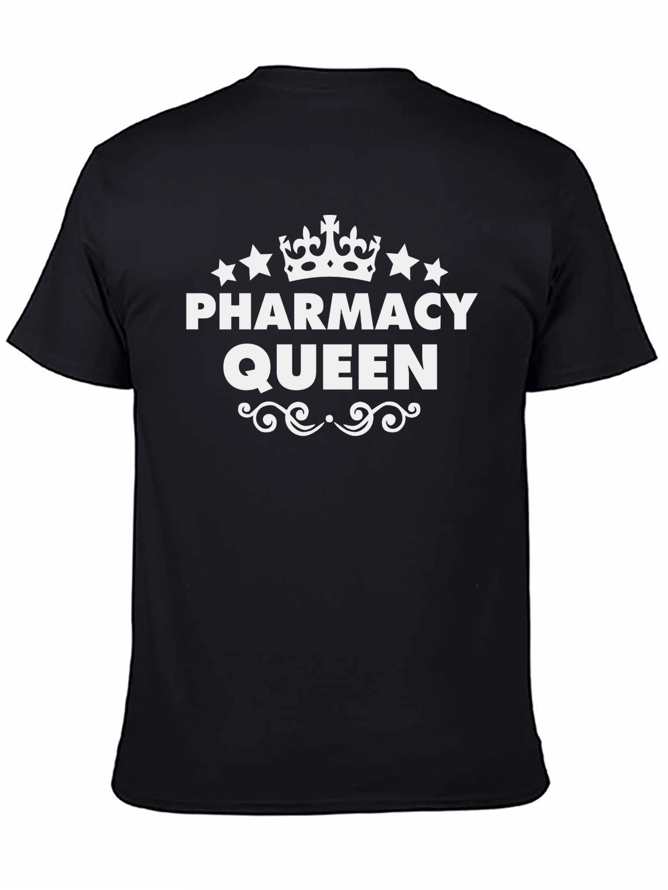 Pharmacy Queen Black Graphic T-Shirt