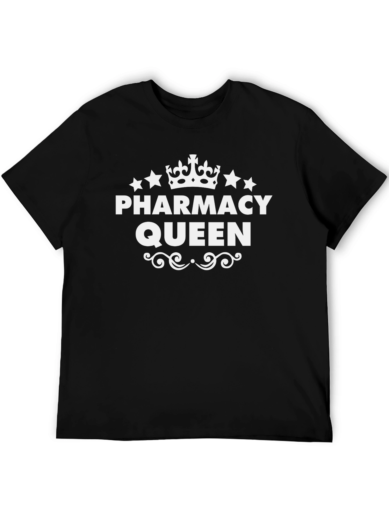 Pharmacy Queen Black Graphic T-Shirt