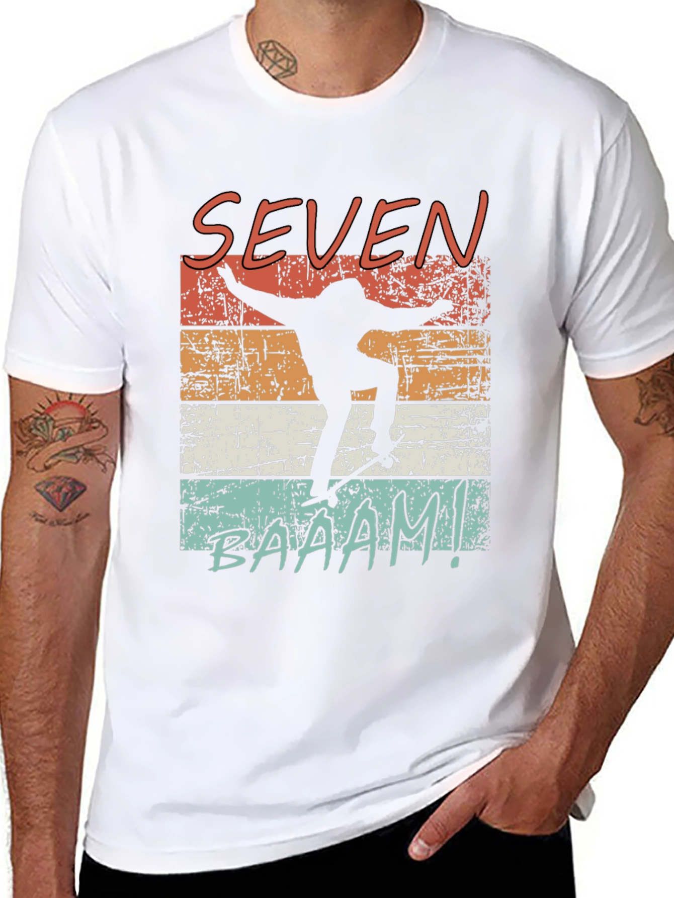 Seven Baaam! Skateboard T-Shirt
