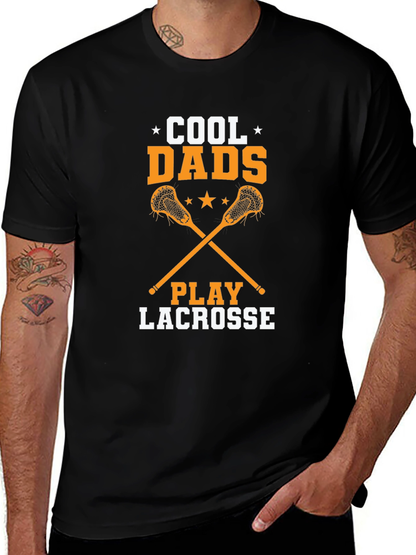 Cool Dads Play Lacrosse T-Shirt
