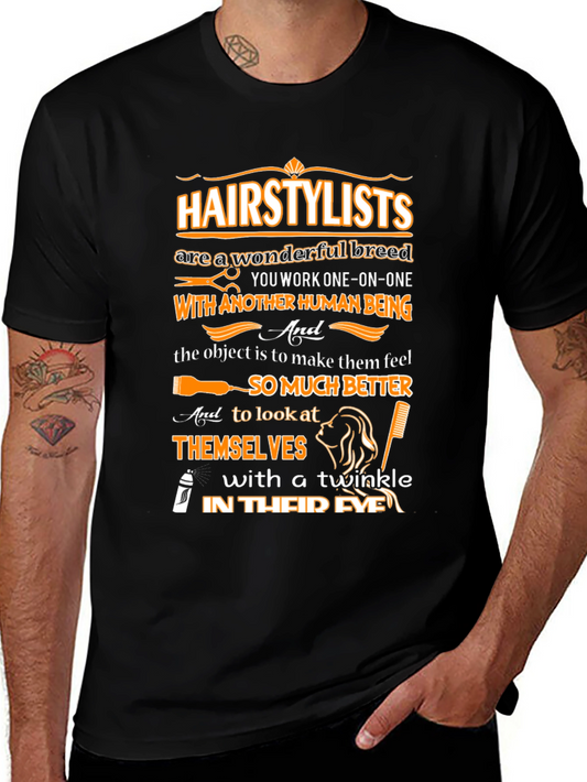 Hairstylist Wonderful Breed Graphic Tee