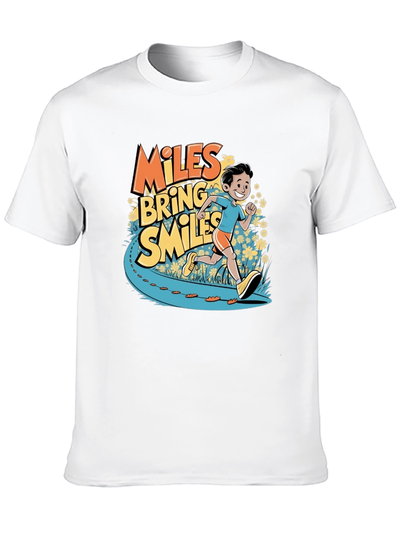 Miles Bring Smiles Graphic T-Shirt