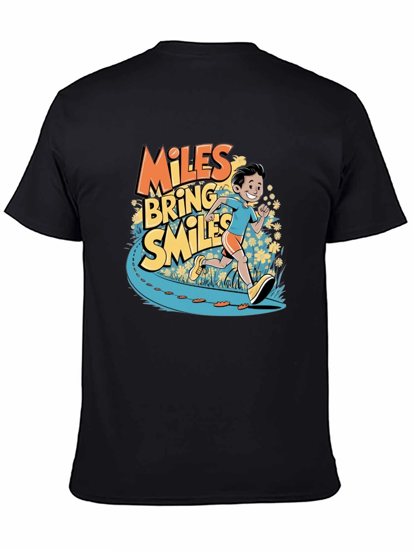 Miles Bring Smiles Graphic T-Shirt