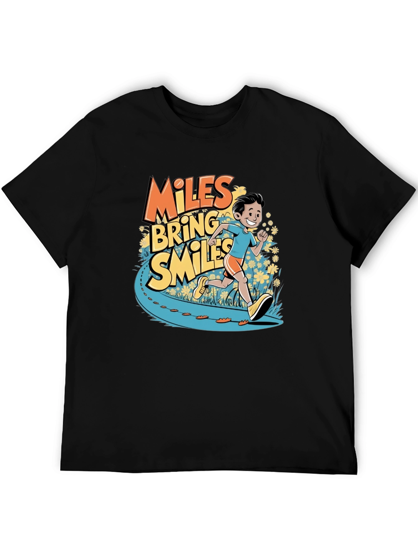 Miles Bring Smiles Graphic T-Shirt