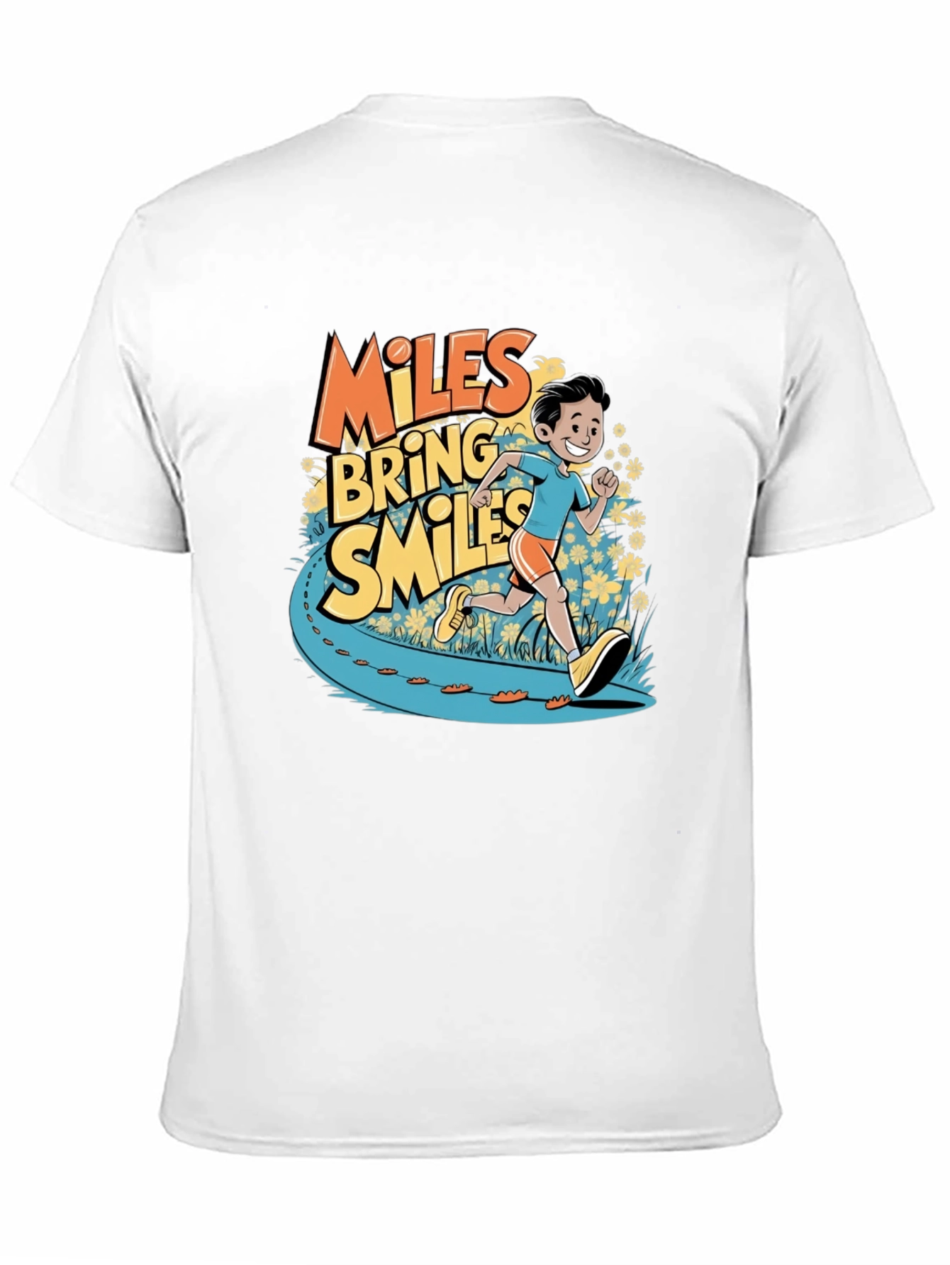 Miles Bring Smiles Graphic T-Shirt