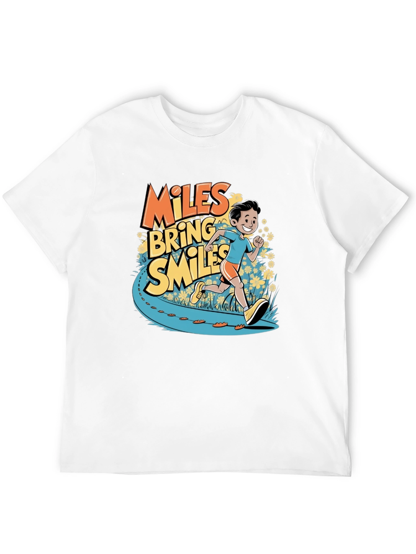 Miles Bring Smiles Graphic T-Shirt