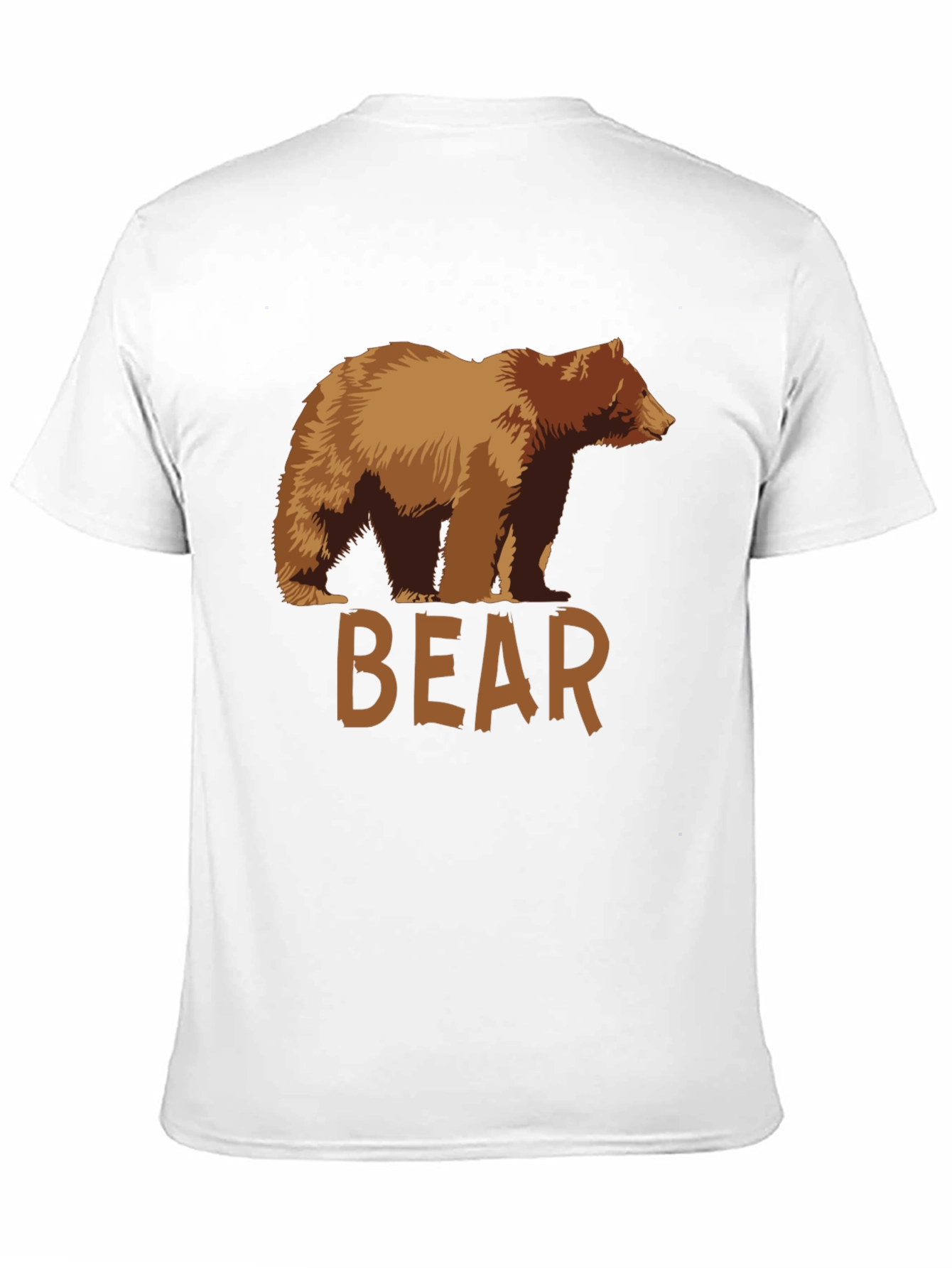 Bear Graphic T-Shirt - Mens Black Tee