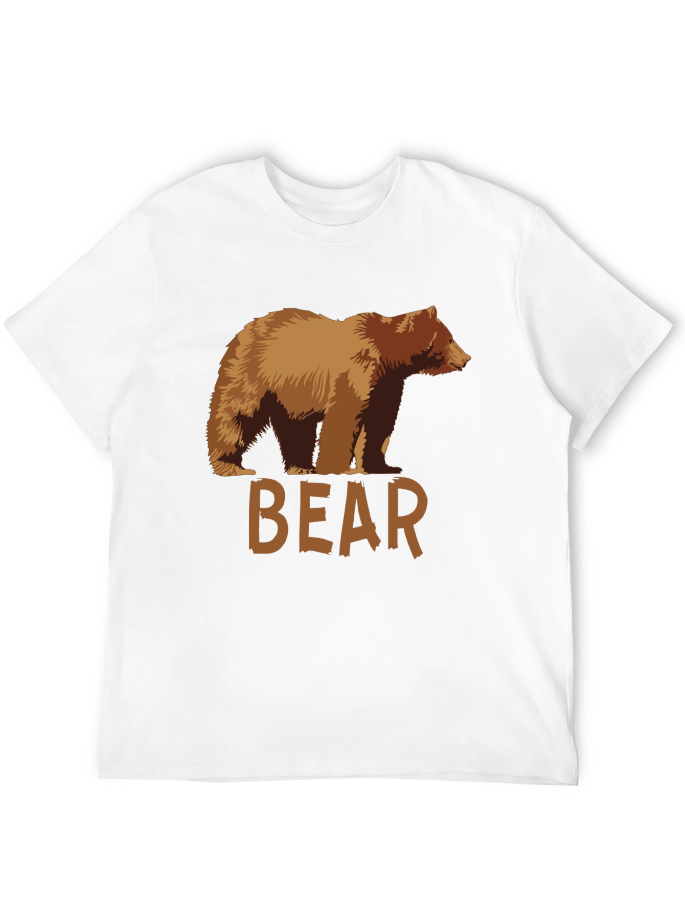 Bear Graphic T-Shirt - Mens Black Tee