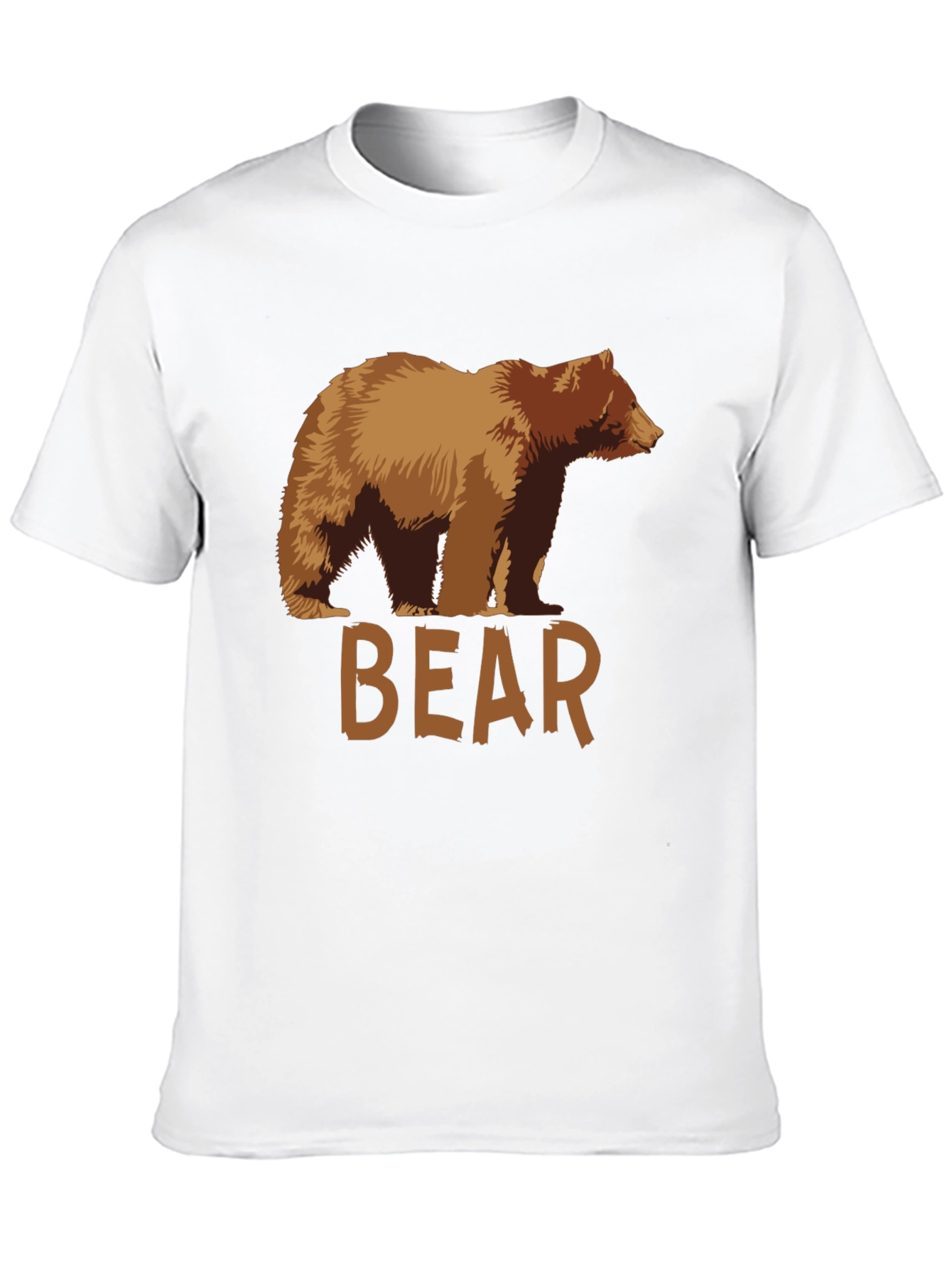Bear Graphic T-Shirt - Mens Black Tee
