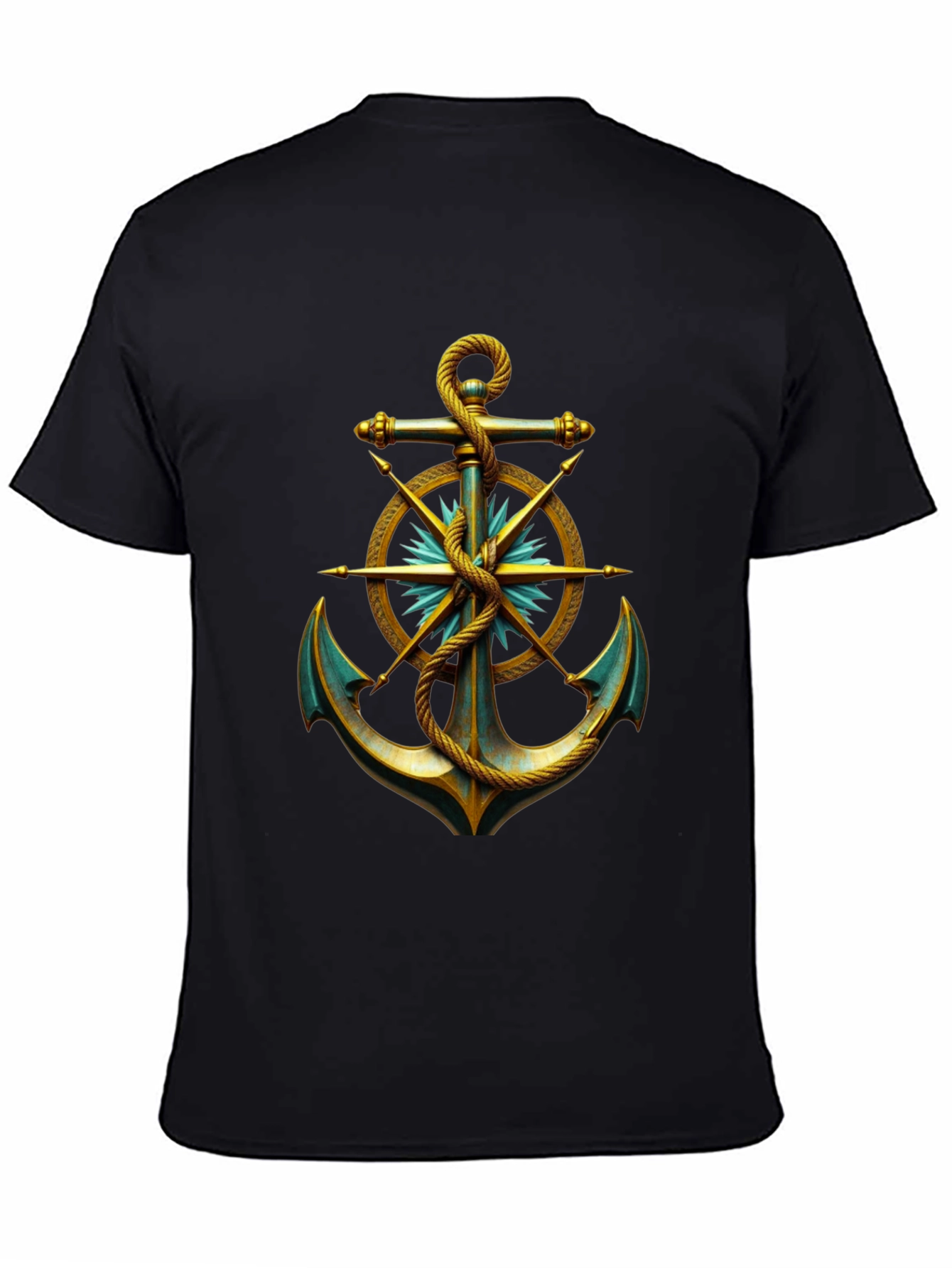 Nautical Anchor Graphic Tee - Classic Style