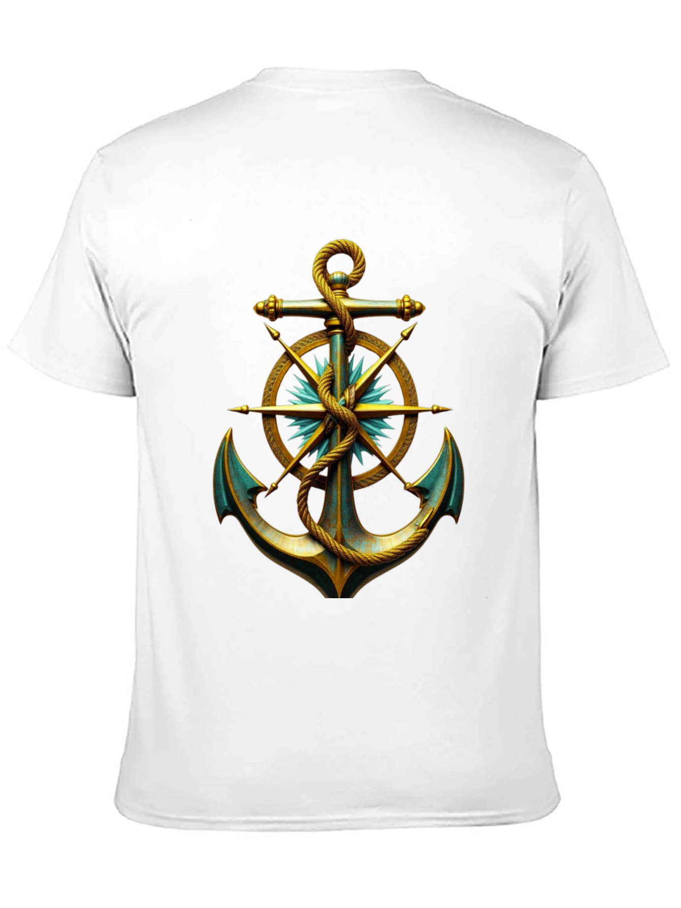 Nautical Anchor Graphic Tee - Classic Style