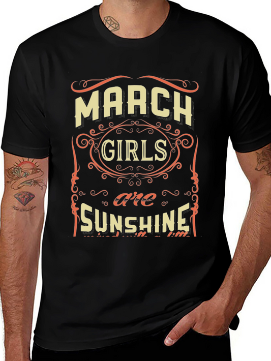 March Girls are Sunshine T-Shirt