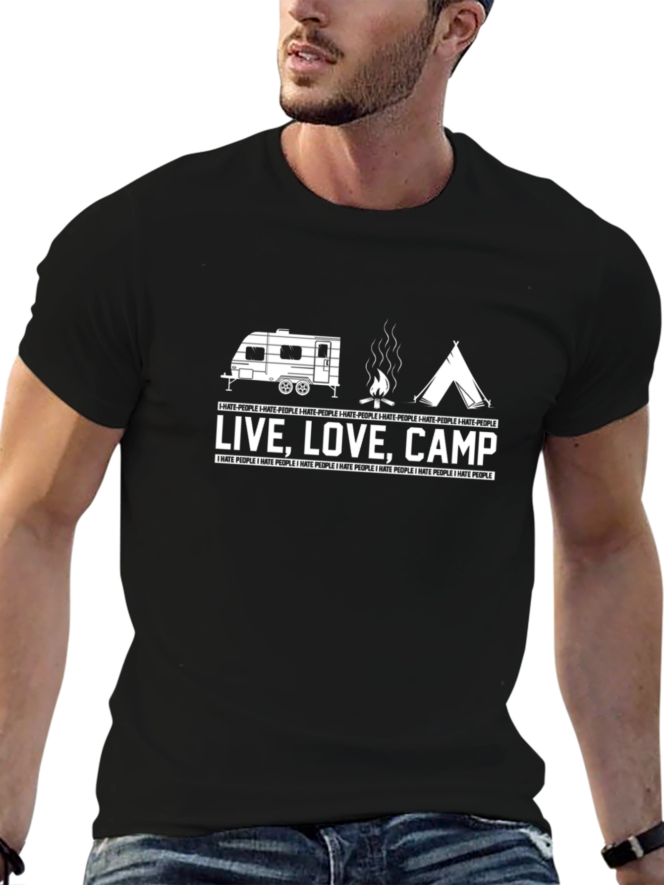 Live Love Camp Graphic T-Shirt