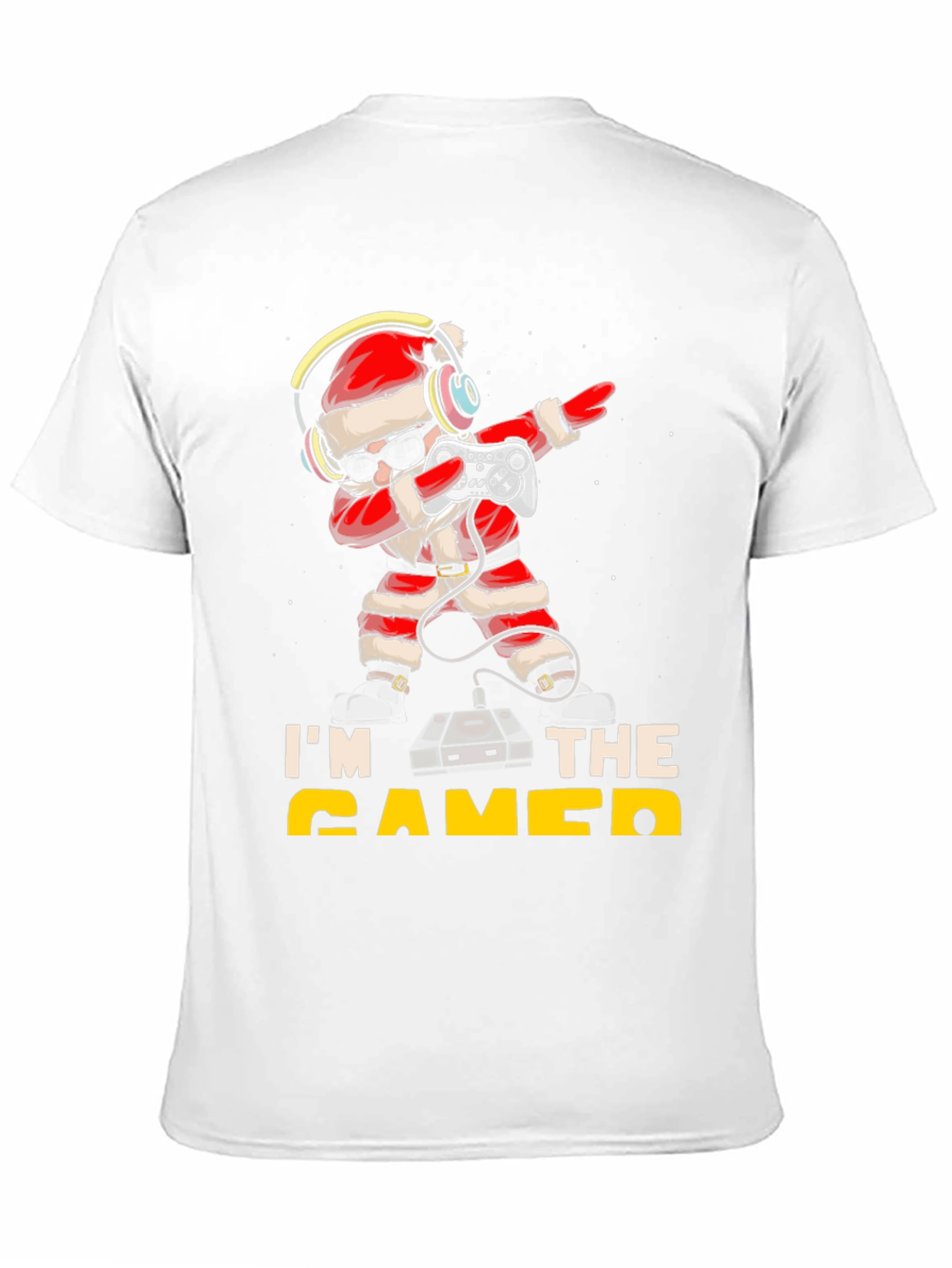 Gamer Santa Black T-Shirt - Holiday Gaming
