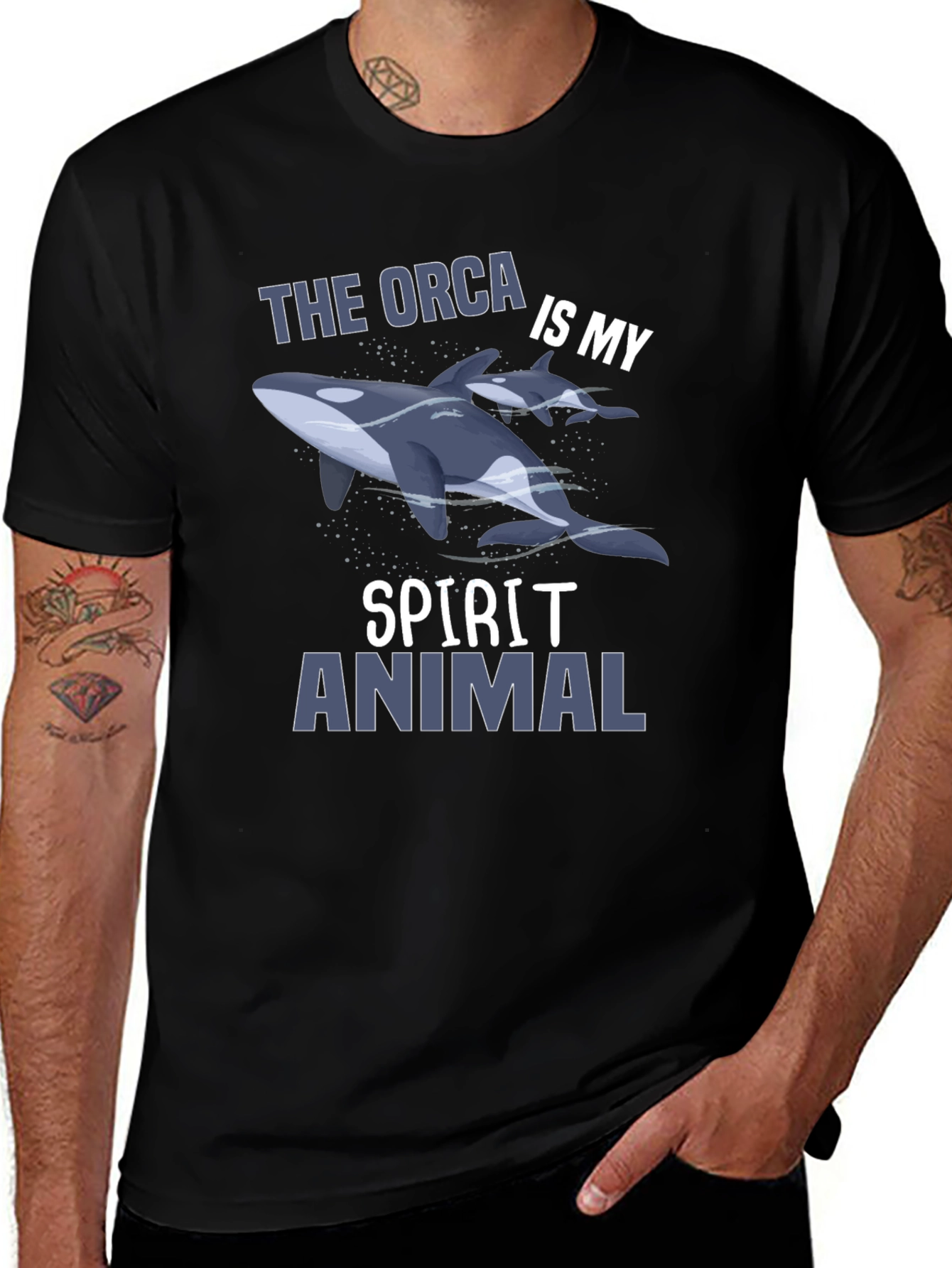 Orca Spirit Animal Graphic Tee