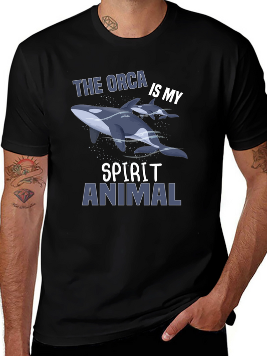 Orca Spirit Animal Graphic Tee
