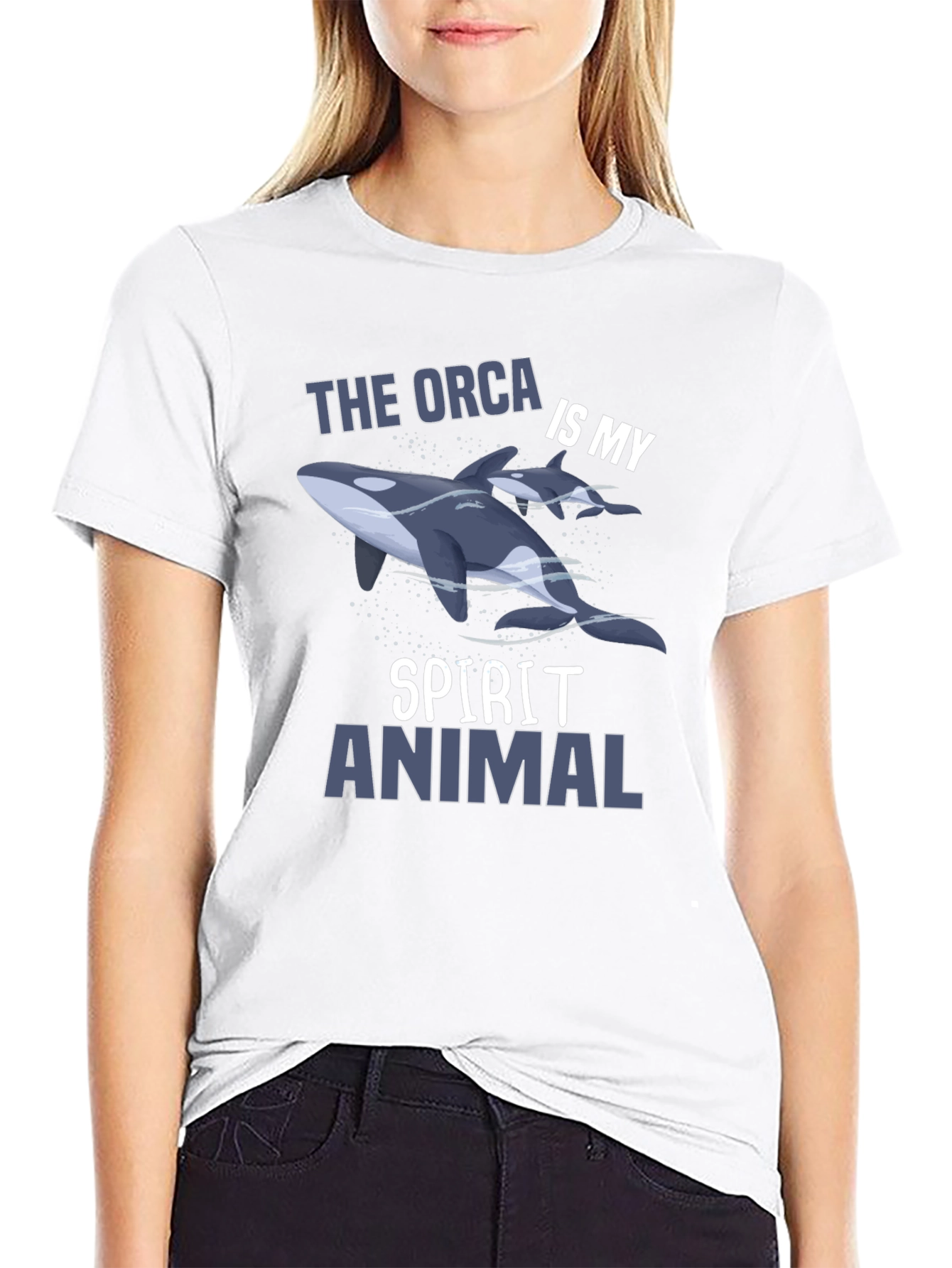 Orca Spirit Animal Graphic Tee