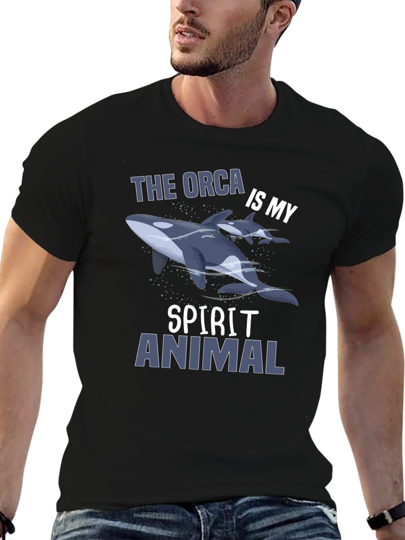 Orca Spirit Animal Graphic Tee
