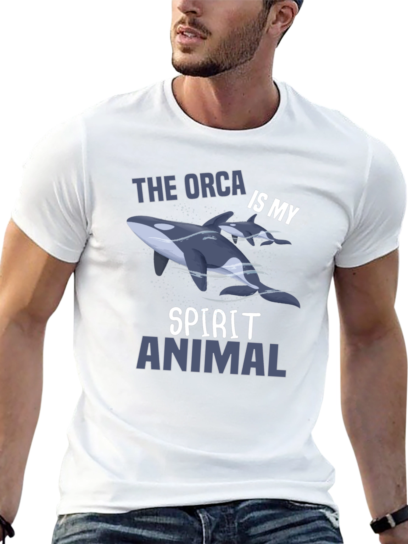 Orca Spirit Animal Graphic Tee