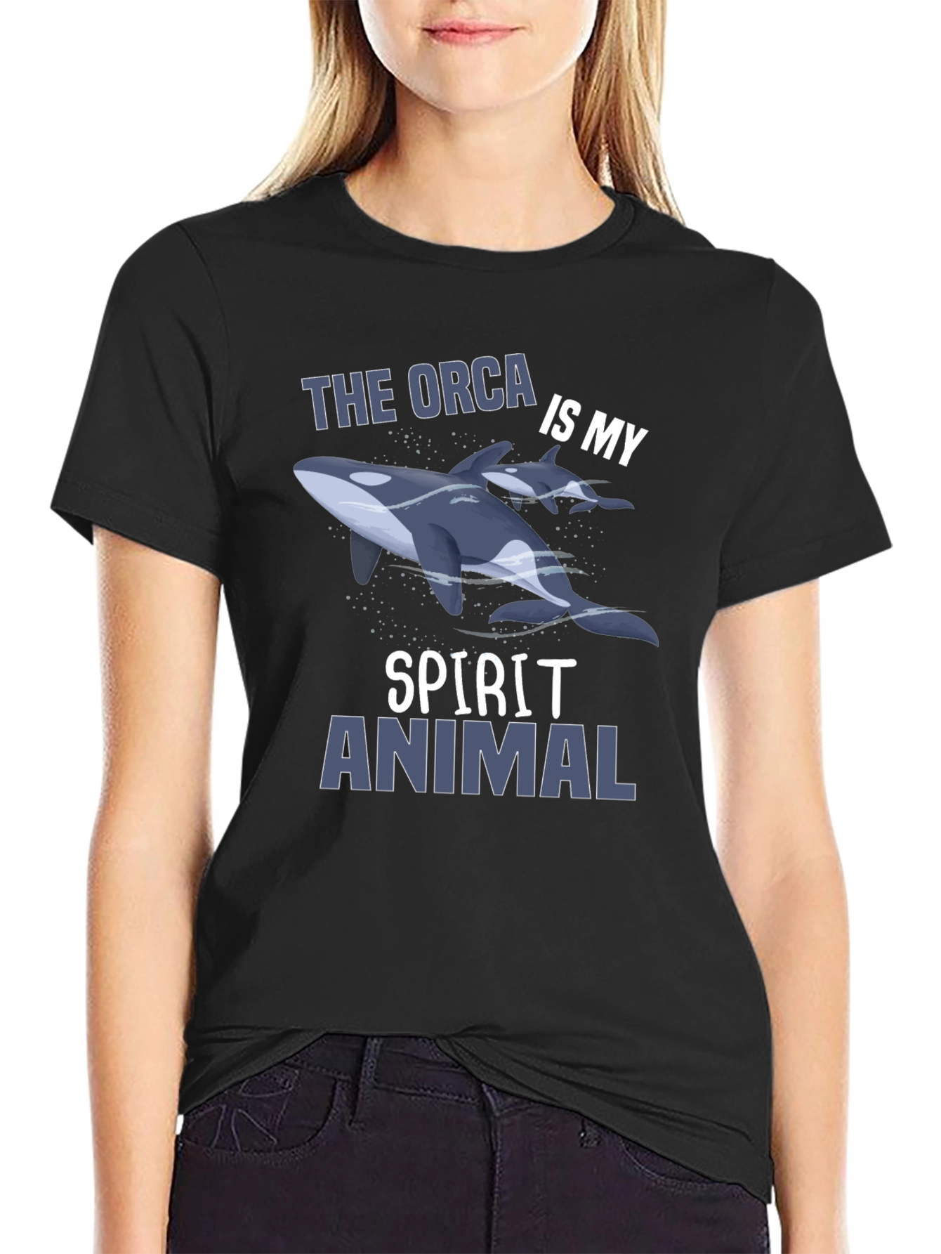 Orca Spirit Animal Graphic Tee