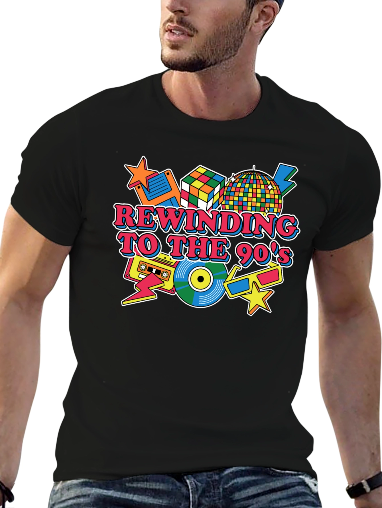 Rewinding to the 90s Retro T-Shirt