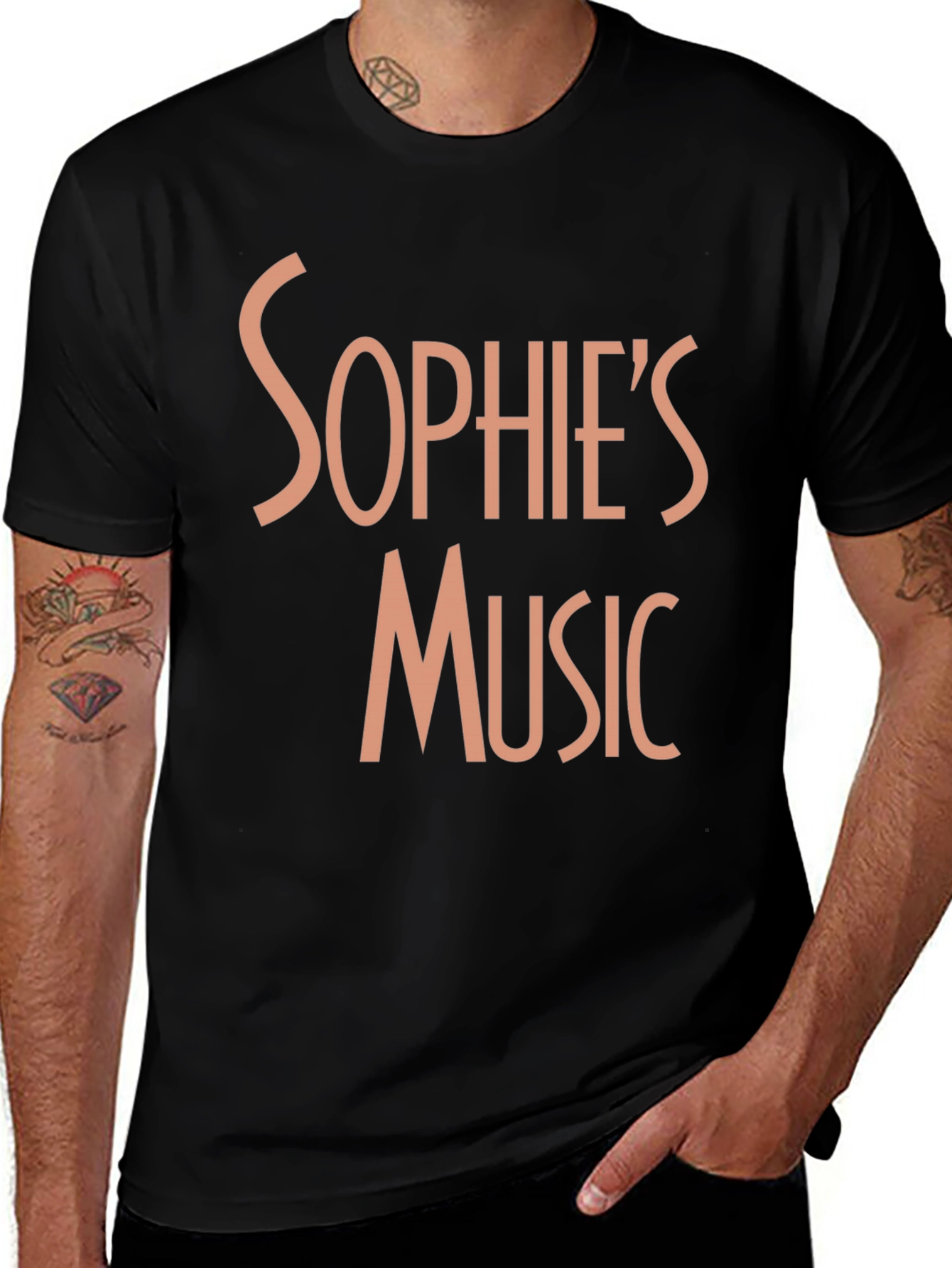 Sophies Music Black Graphic Tee