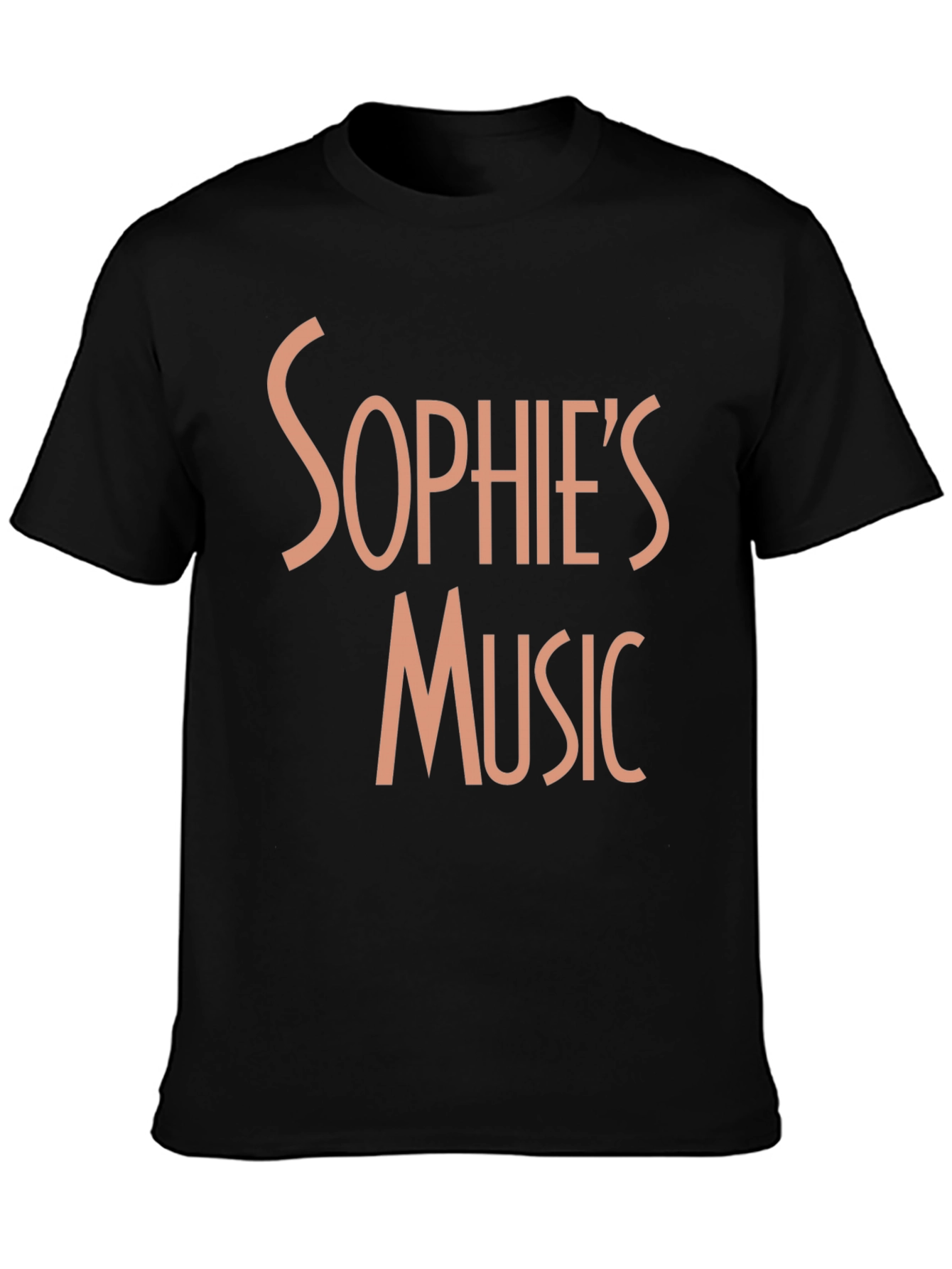 Sophies Music Black Graphic Tee
