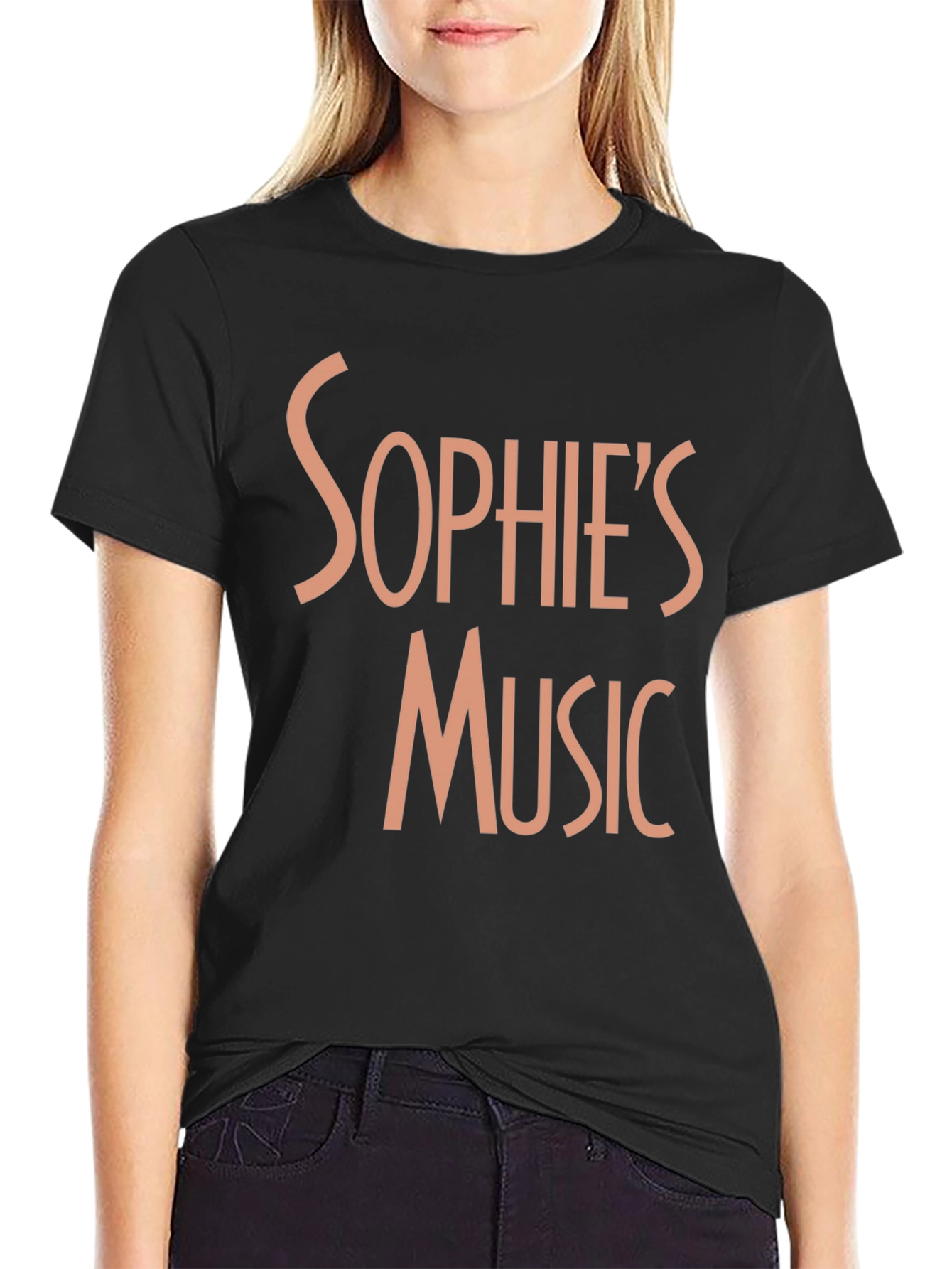 Sophies Music Black Graphic Tee