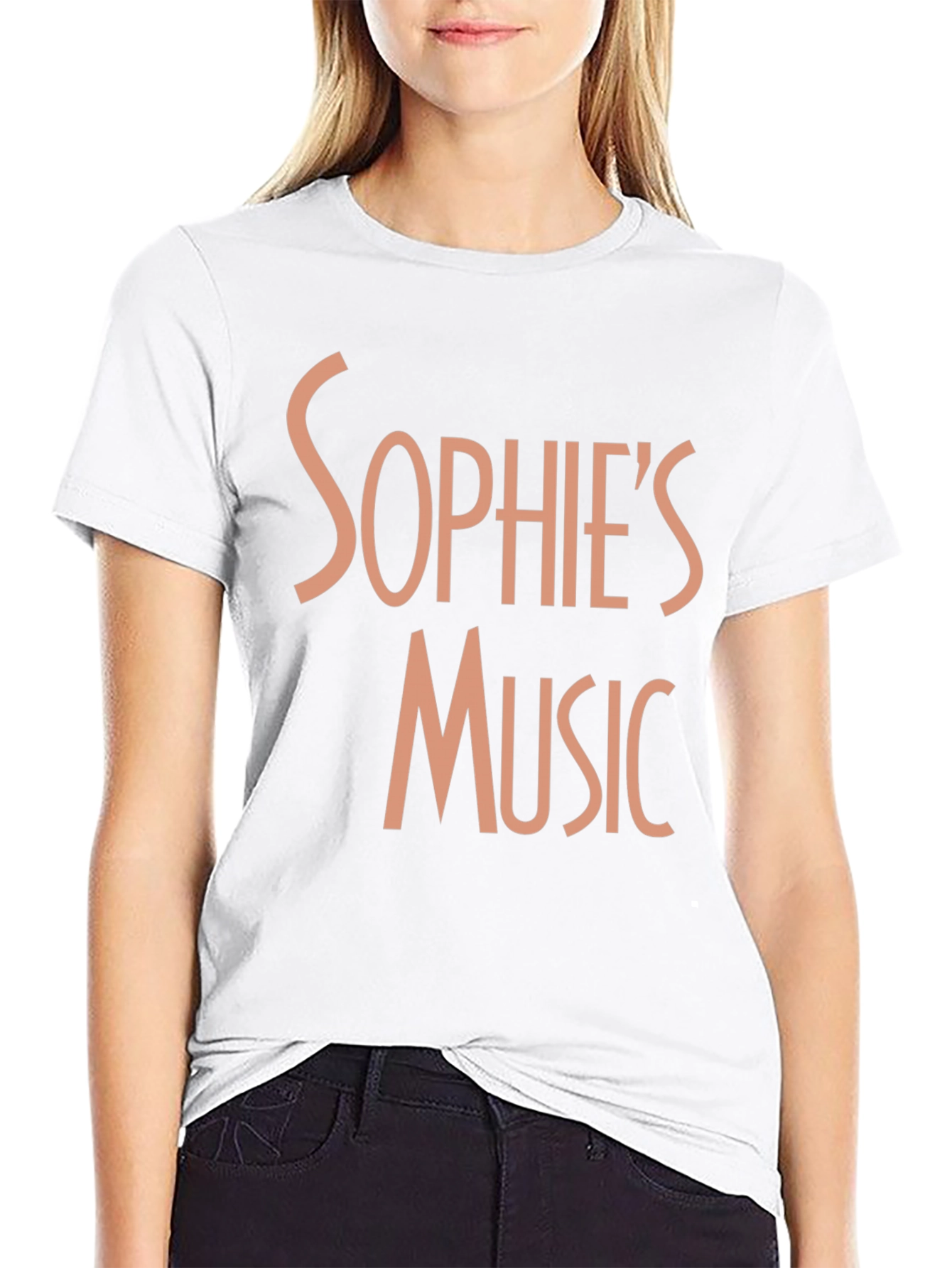 Sophies Music Black Graphic Tee