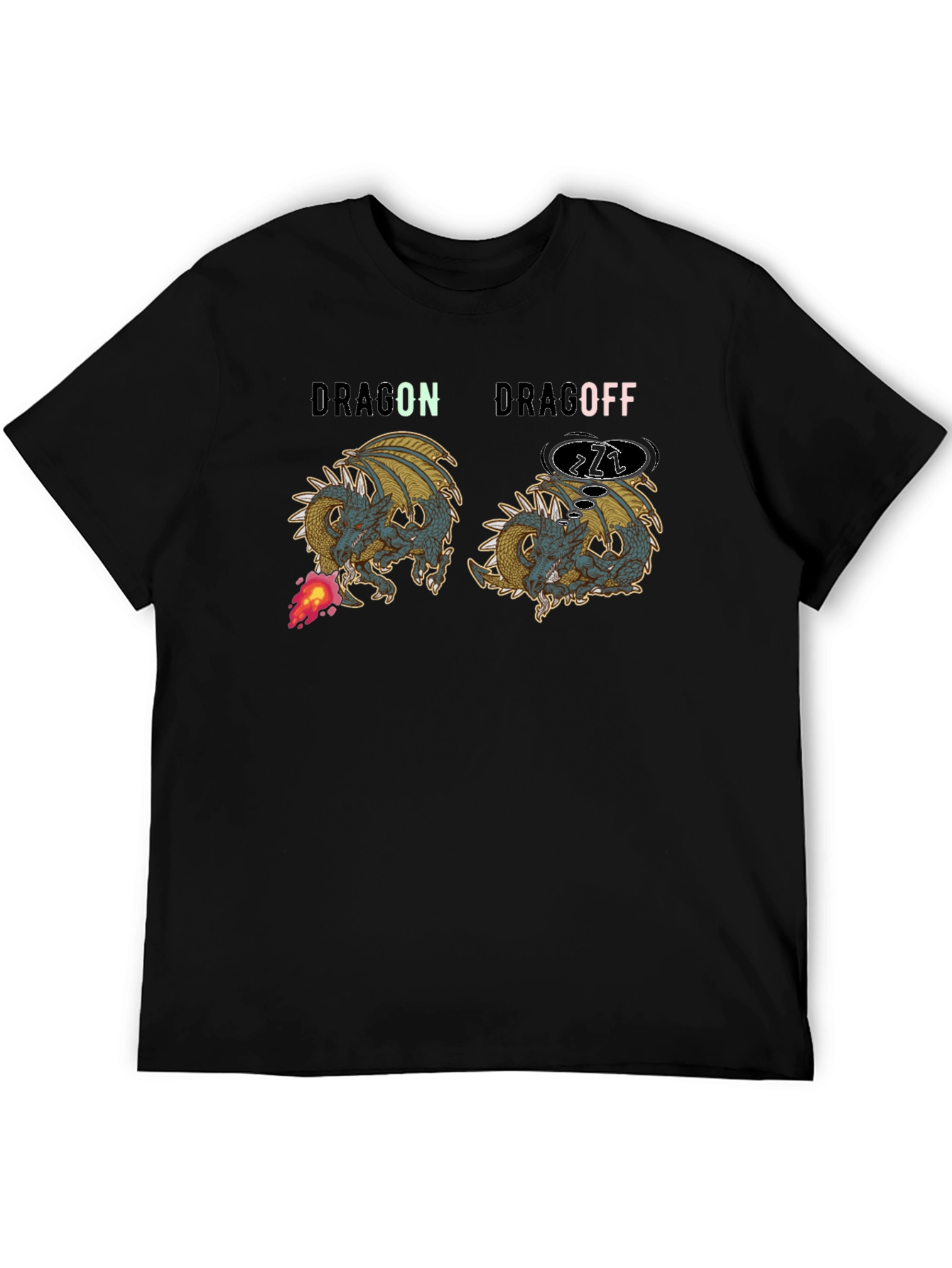 Dragon Drag Off Graphic T-Shirt
