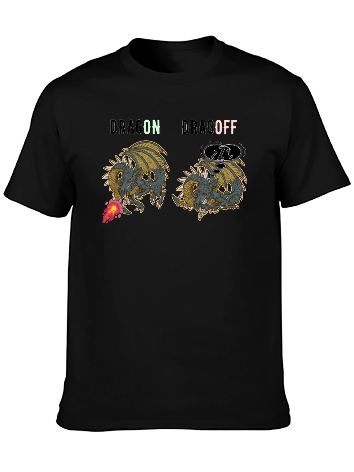 Dragon Drag Off Graphic T-Shirt