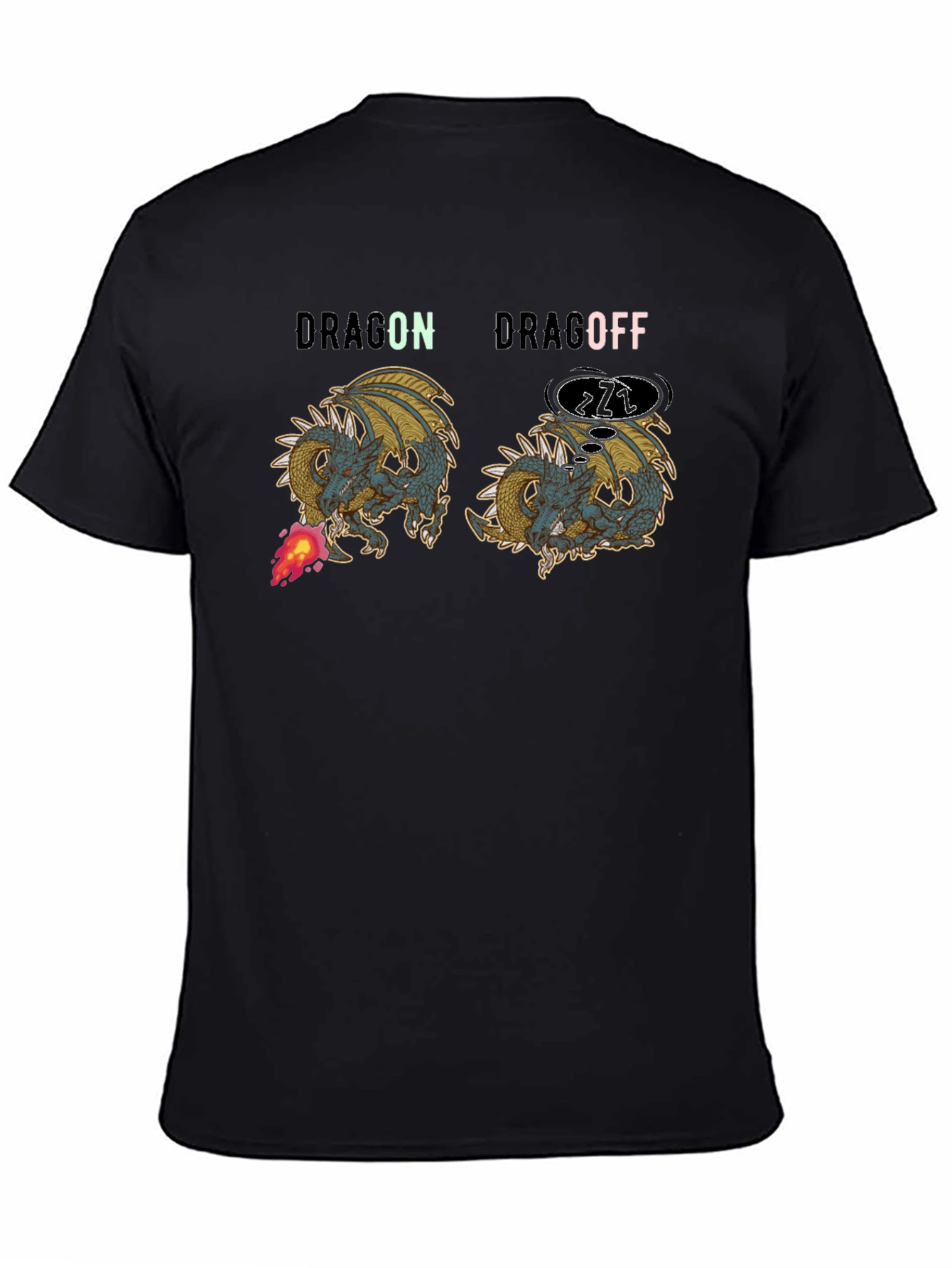 Dragon Drag Off Graphic T-Shirt