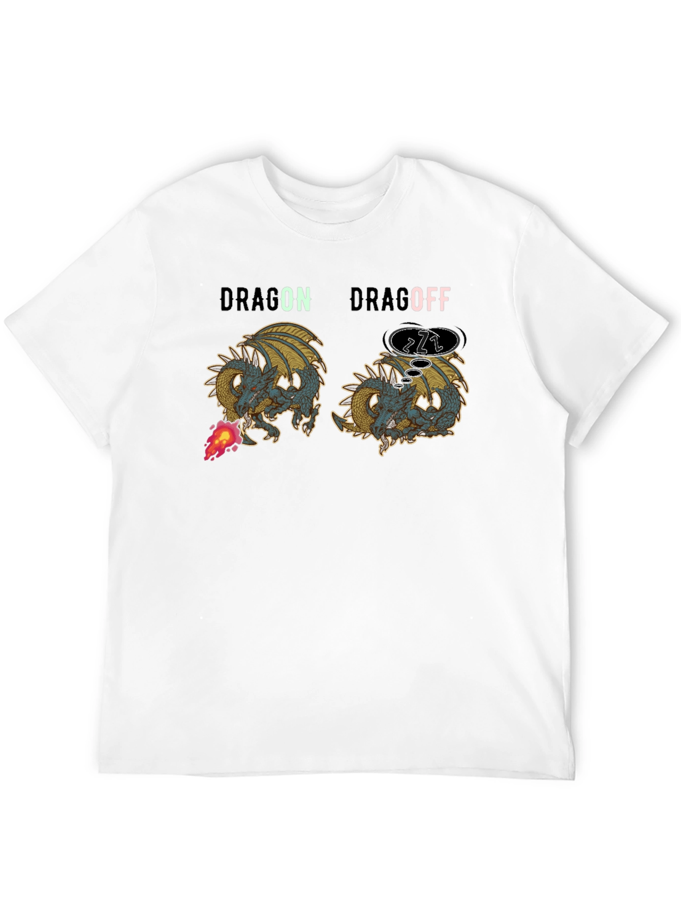 Dragon Drag Off Graphic T-Shirt