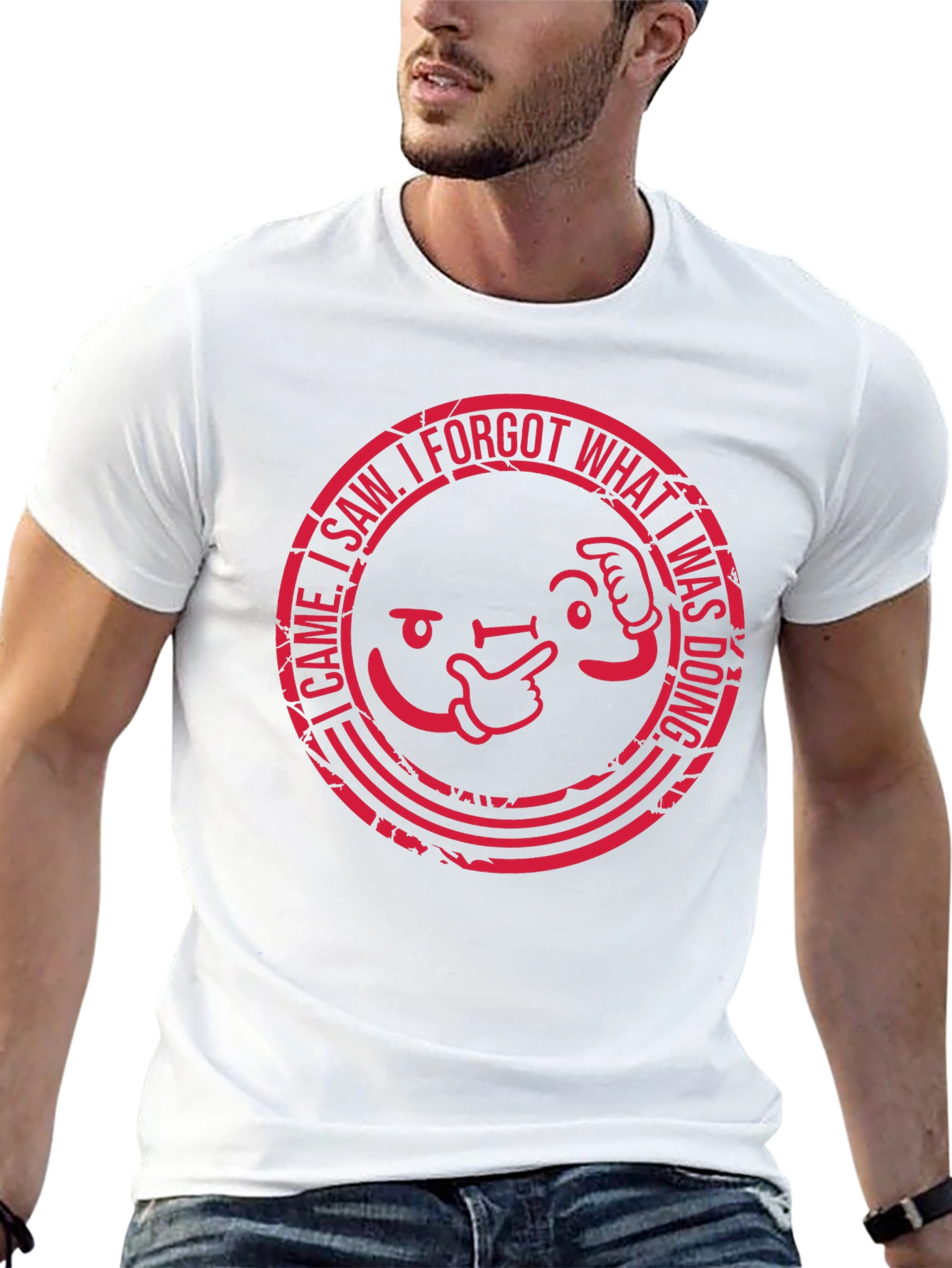 I Came I Saw I Forgot Mens T-Shirt