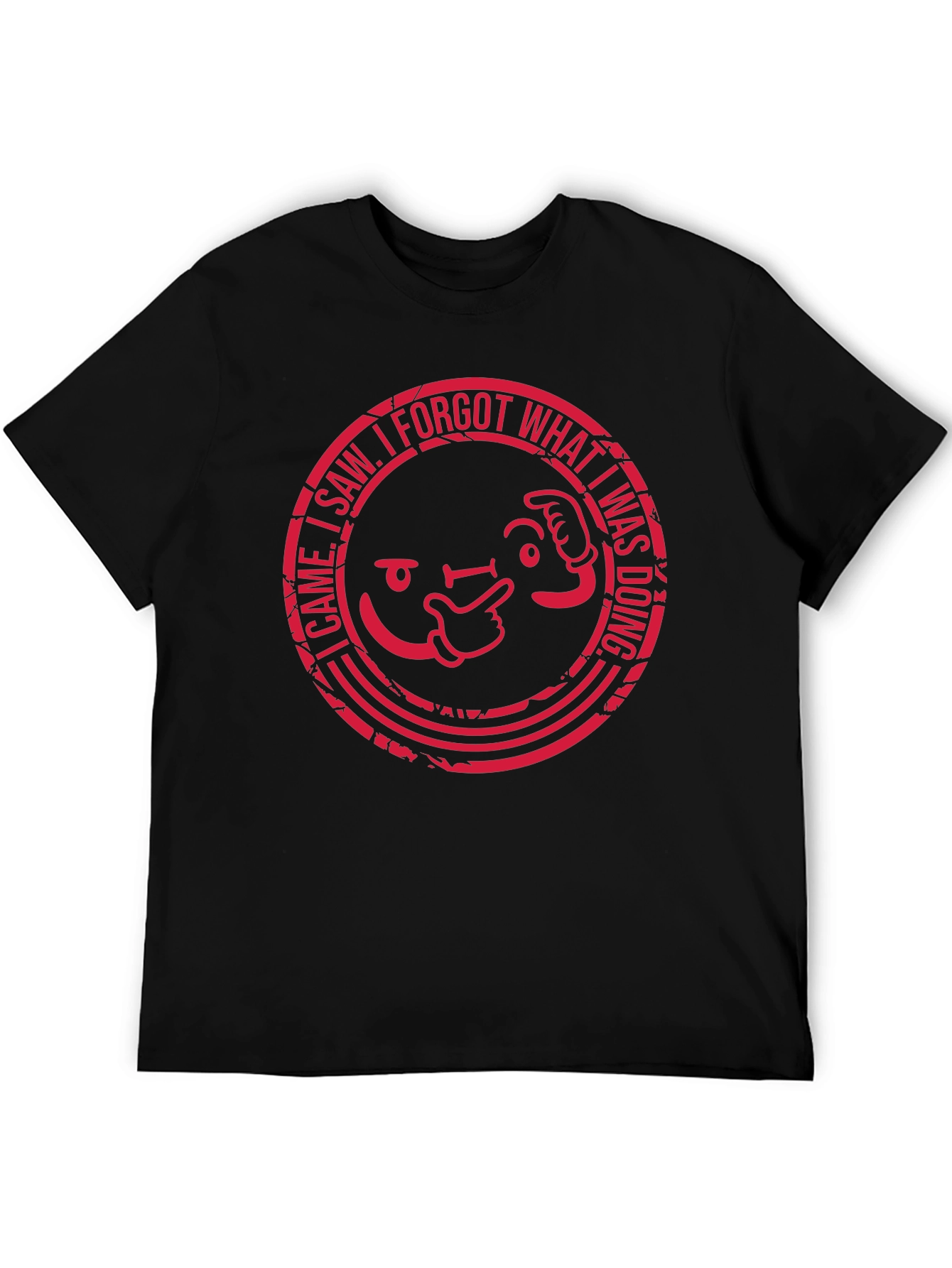I Came I Saw I Forgot Mens T-Shirt