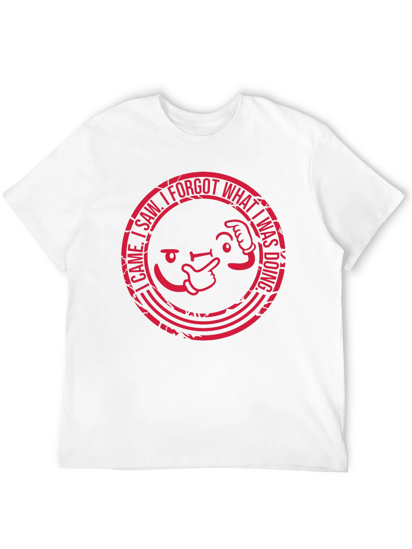 I Came I Saw I Forgot Mens T-Shirt