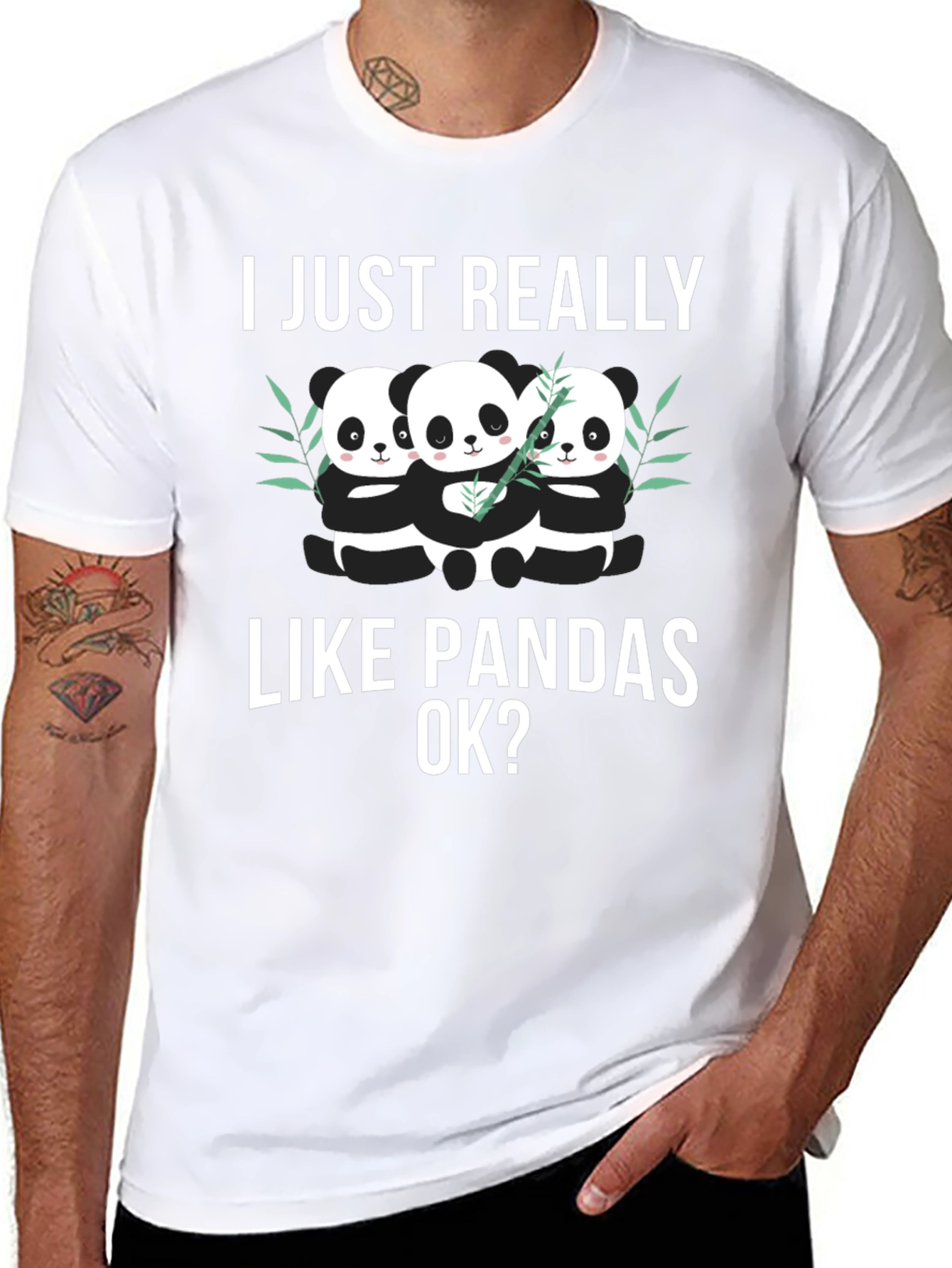 I Just Really Like Pandas OK? T-Shirt