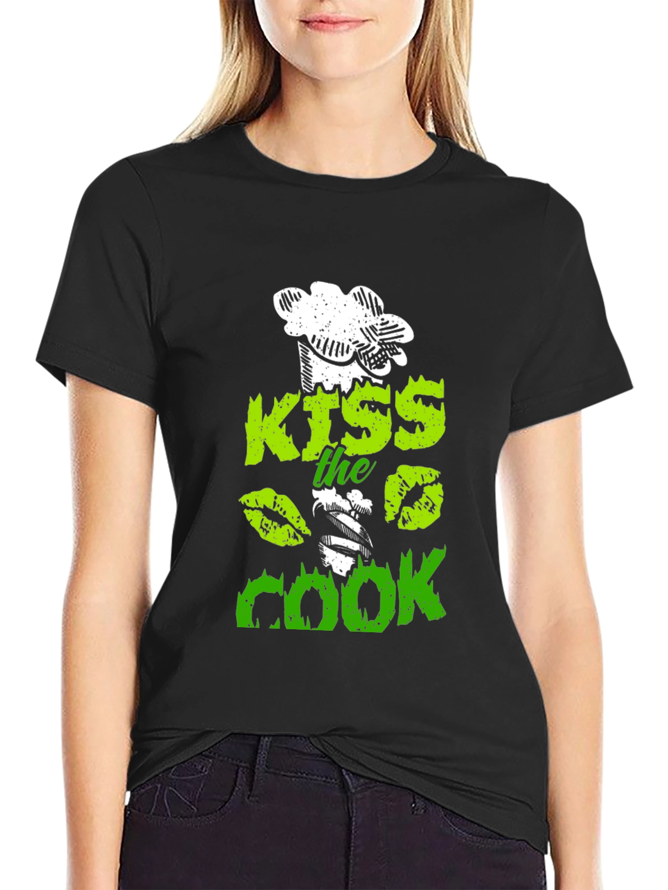 Kiss The Cook Graphic T-Shirt