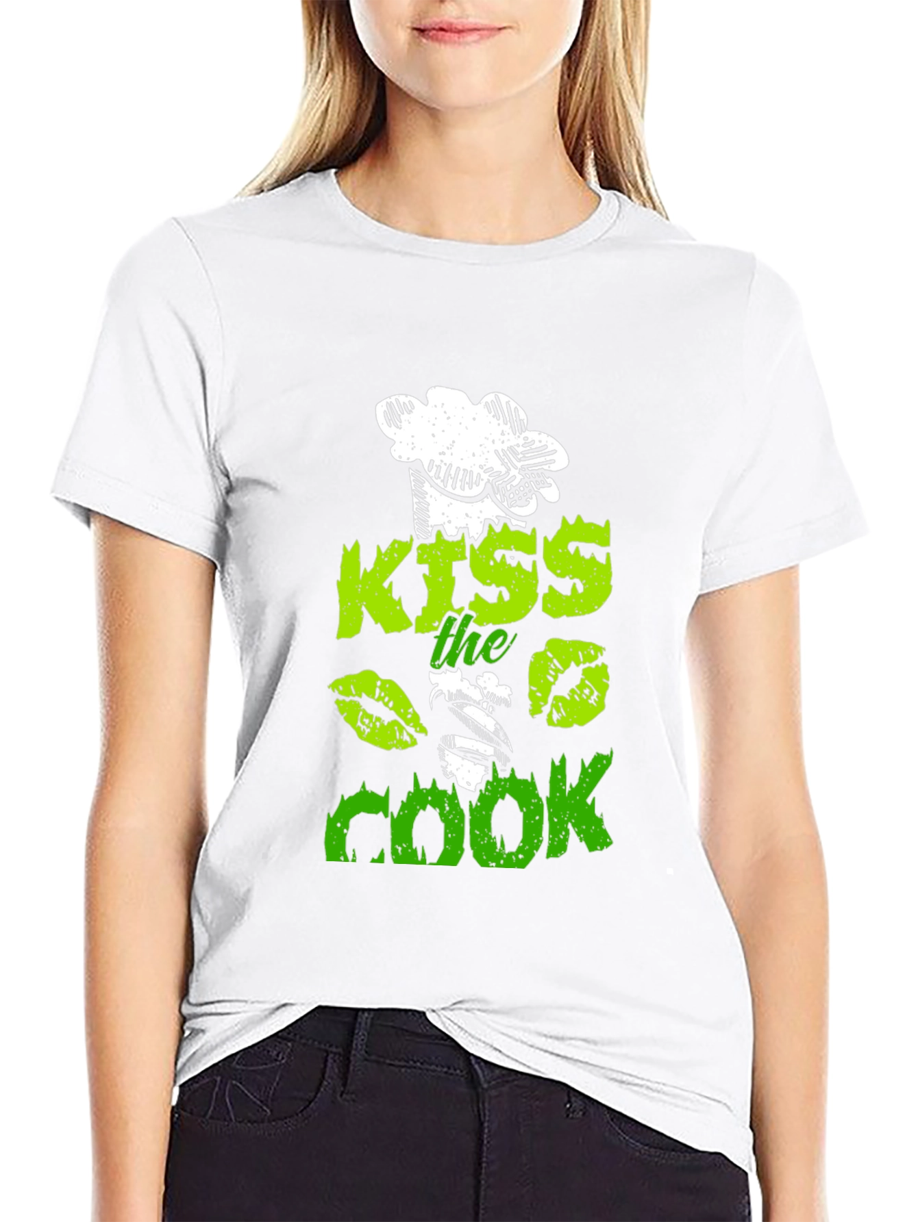 Kiss The Cook Graphic T-Shirt