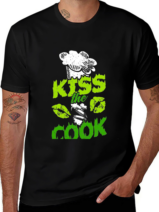 Kiss The Cook Graphic T-Shirt