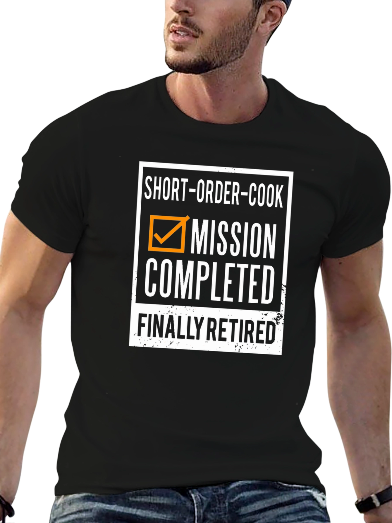 Short-Order Cook Mission Completed Retired T-Shirt