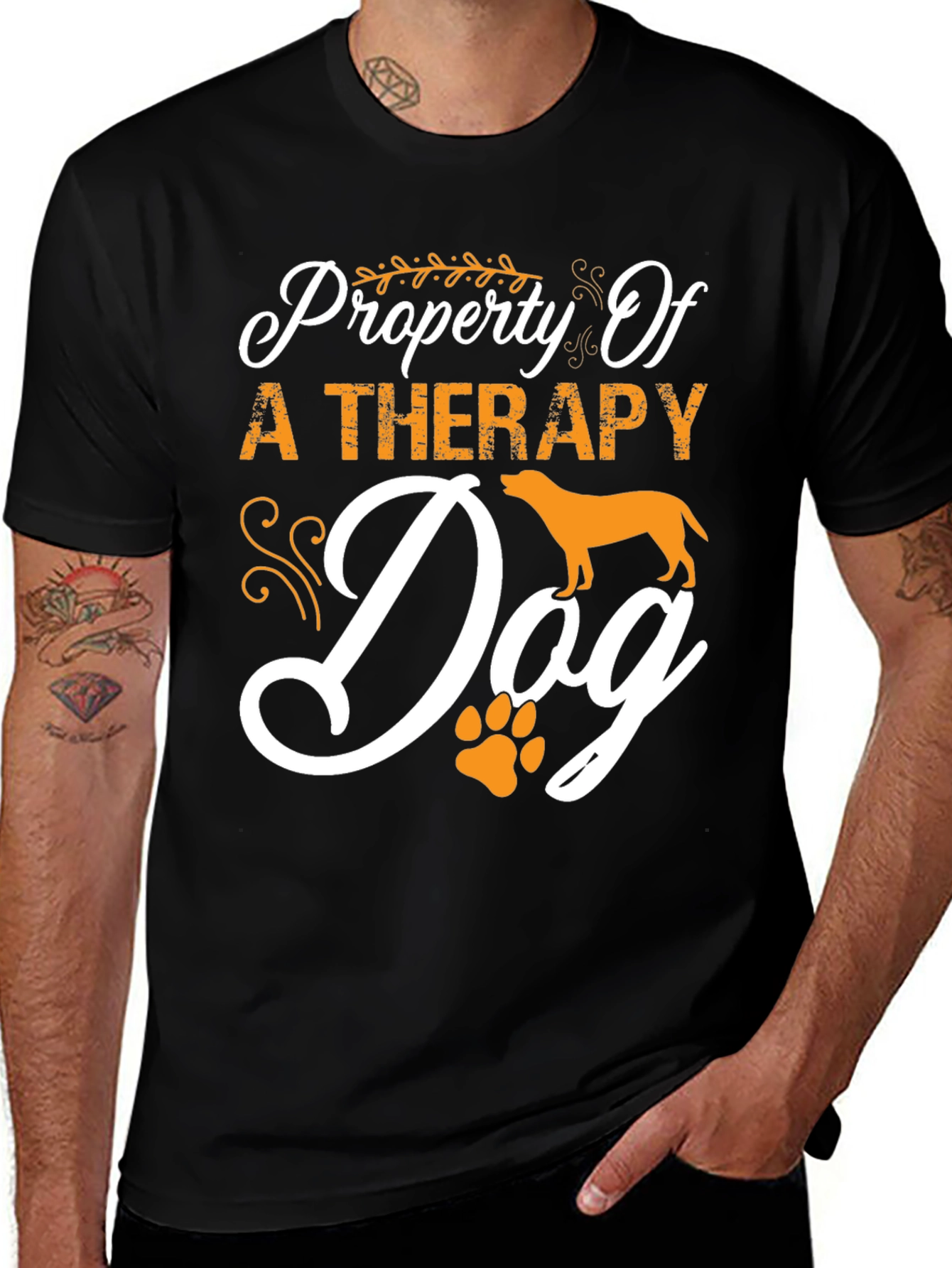 Property of a Therapy Dog Graphic T-Shirt