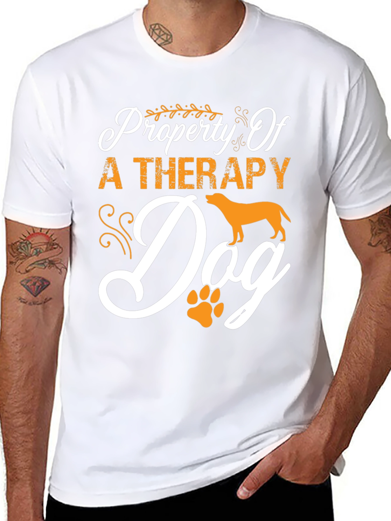 Property of a Therapy Dog Graphic T-Shirt
