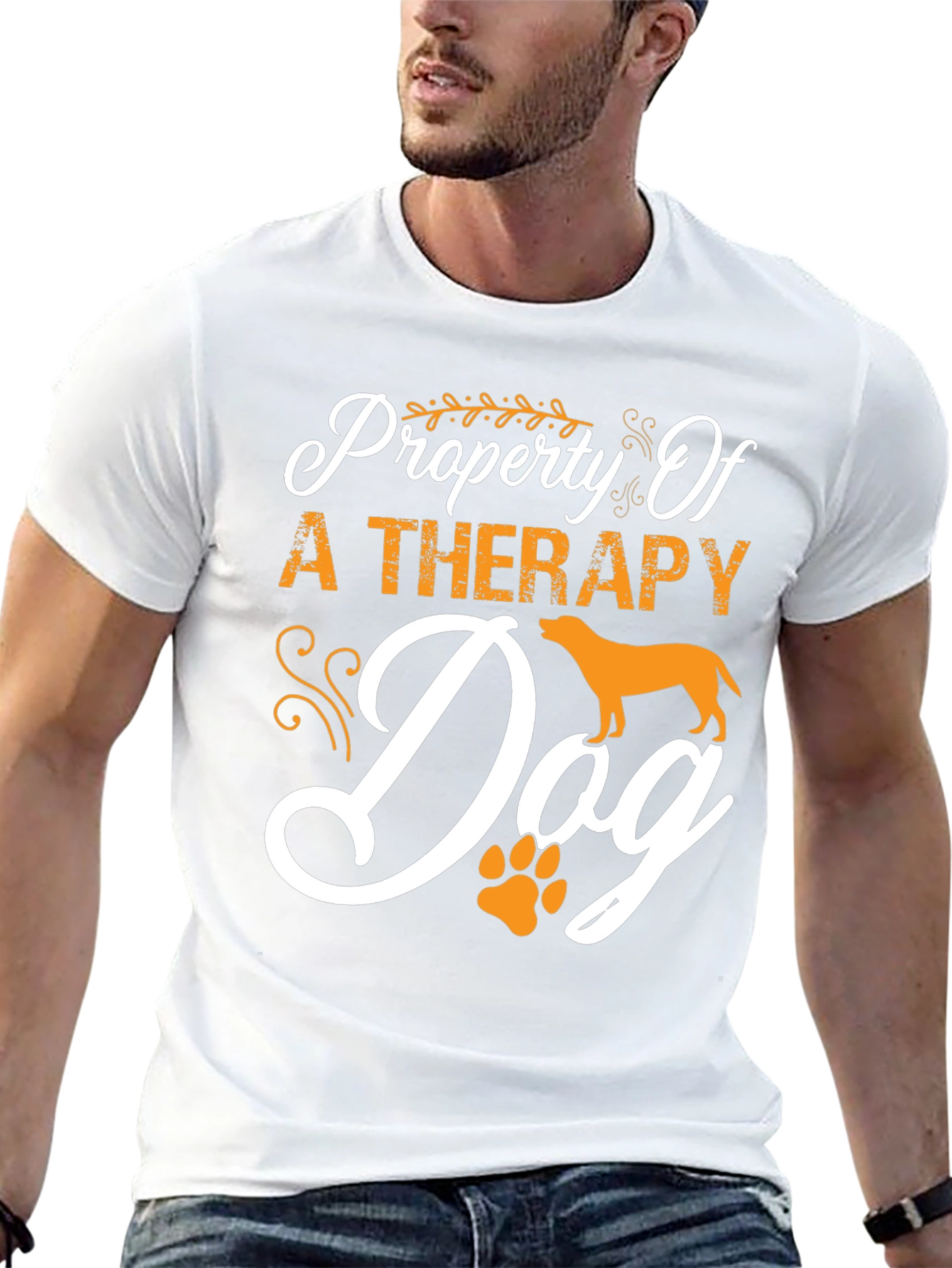 Property of a Therapy Dog Graphic T-Shirt