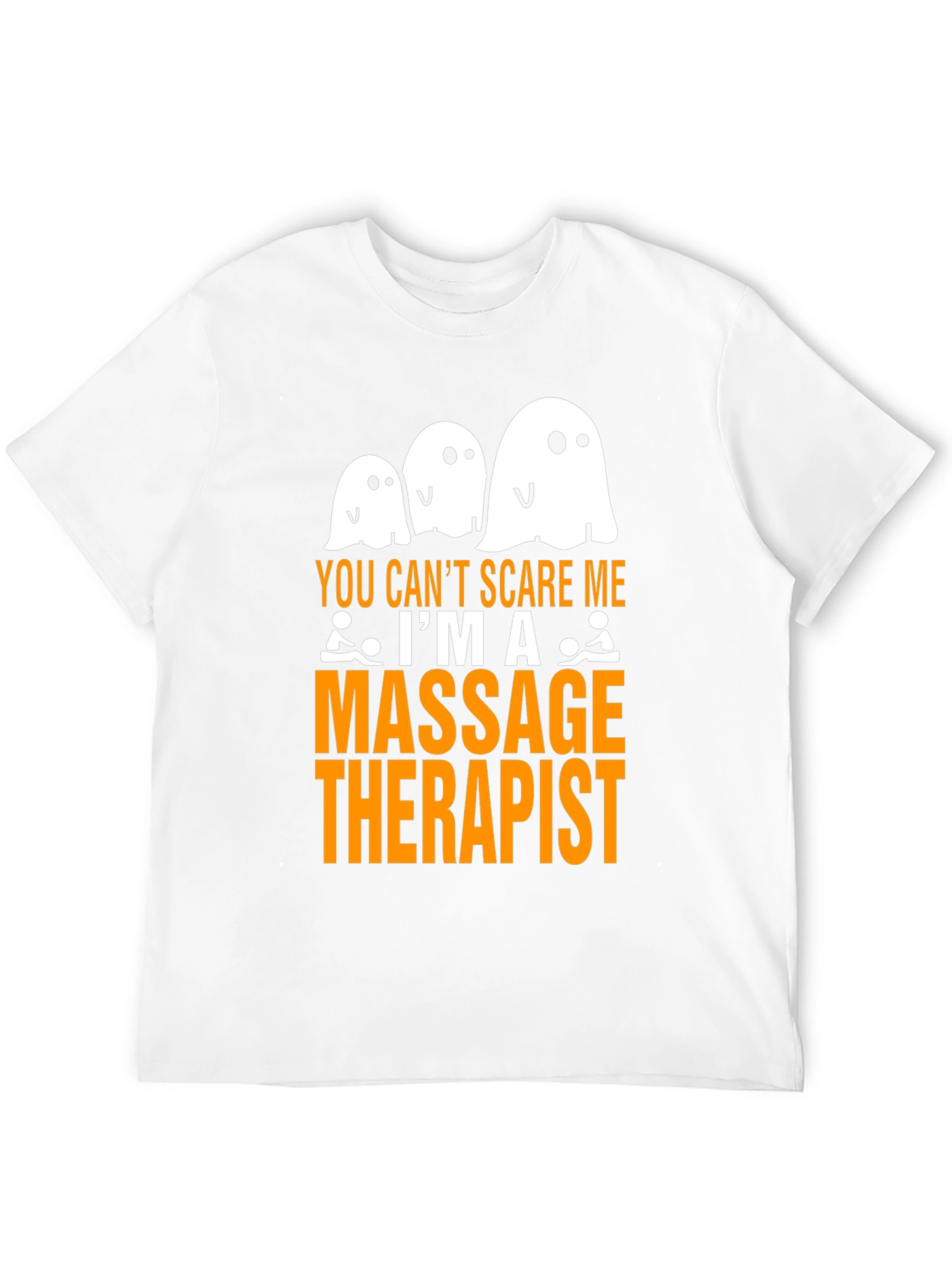 Massage Therapist Halloween Ghost T-Shirt