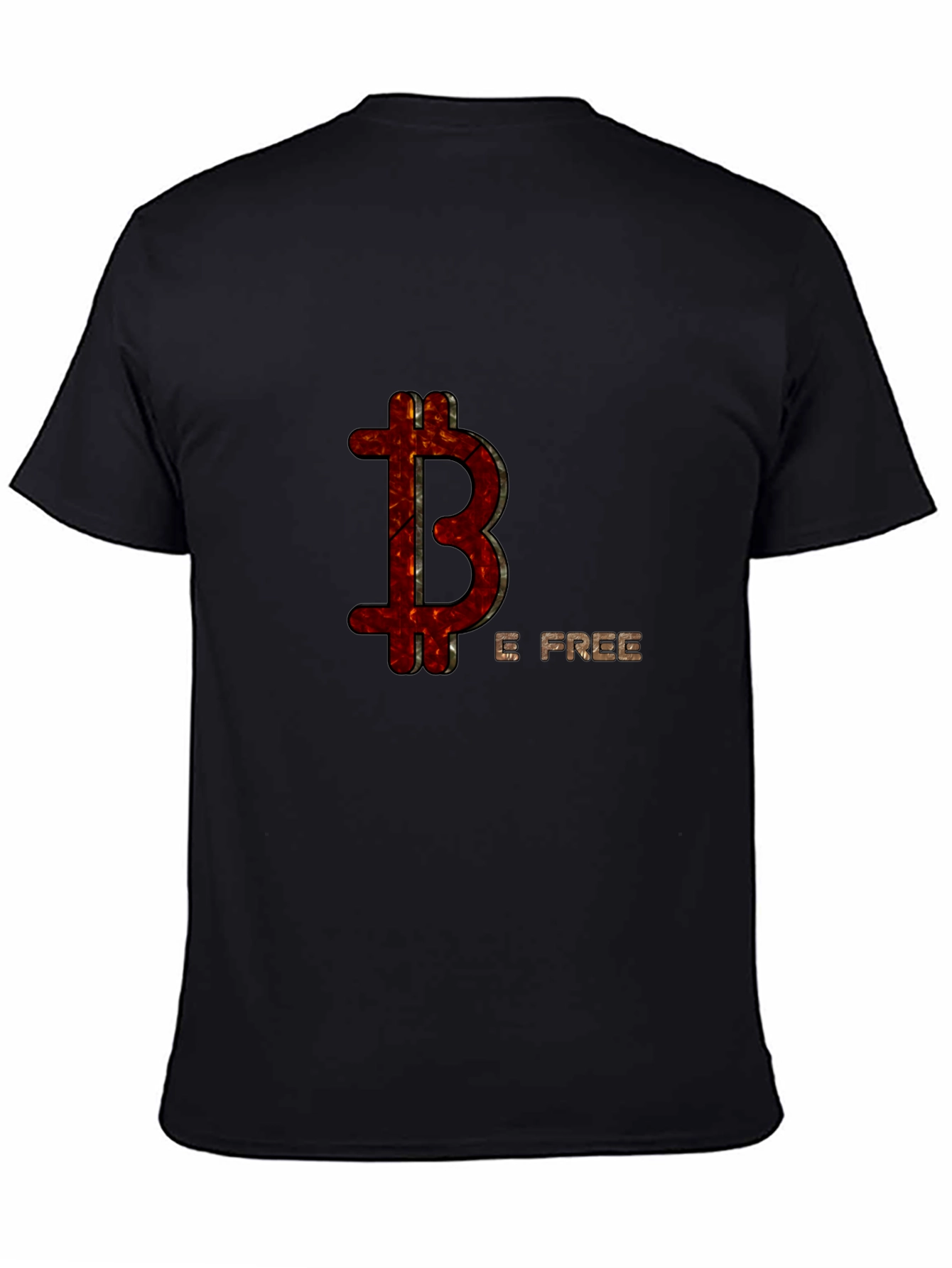 Bitcoin Be Free Graphic T-Shirt - Black