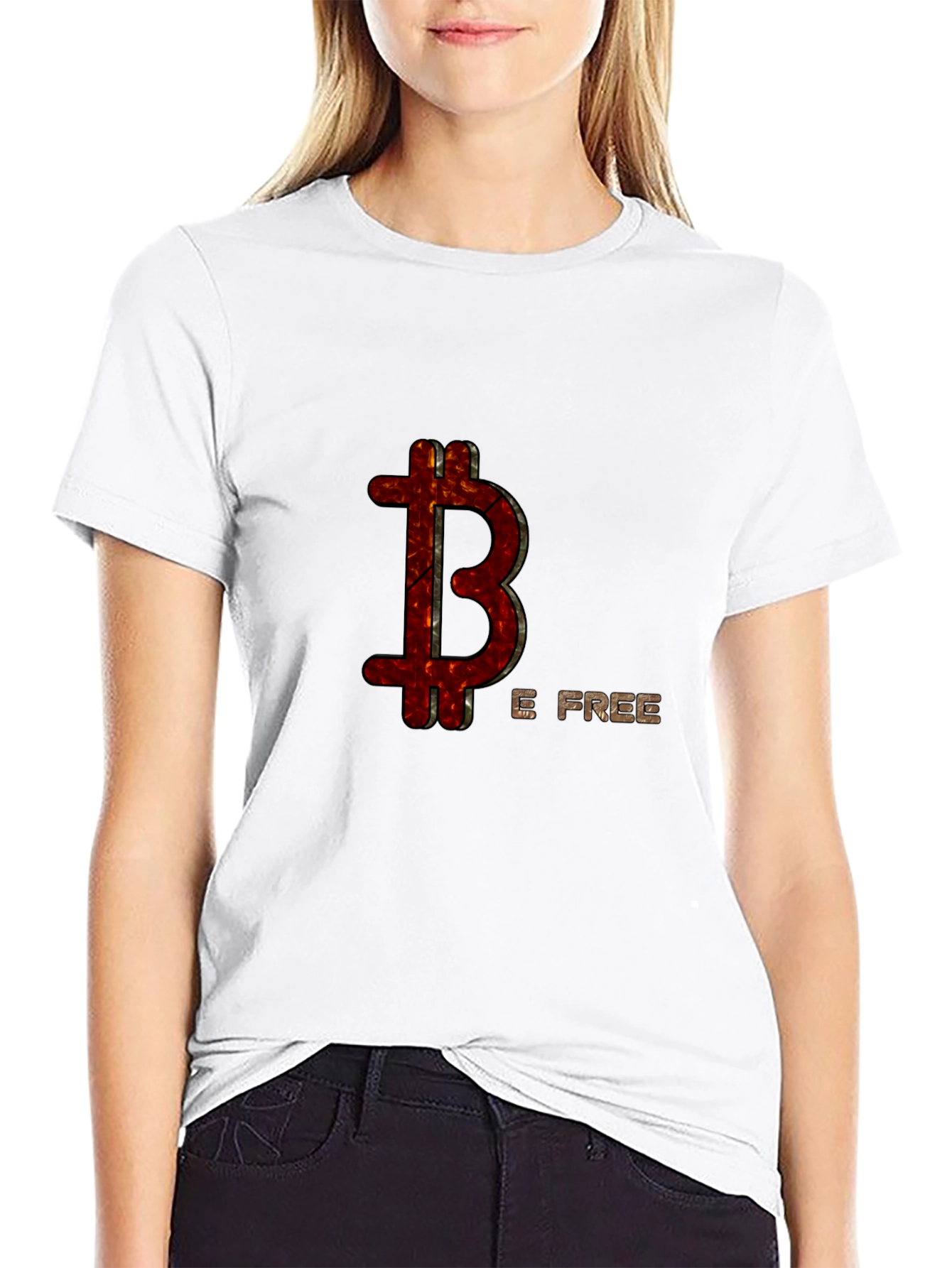Bitcoin Be Free Graphic T-Shirt - Black